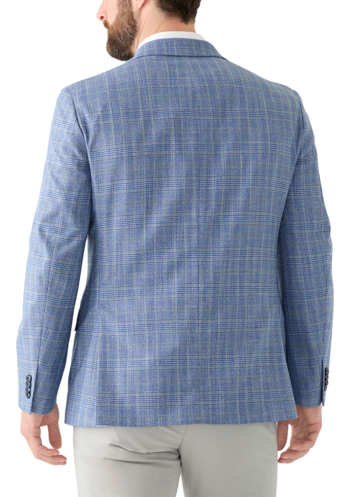 Single Breasted Plaid Blazer