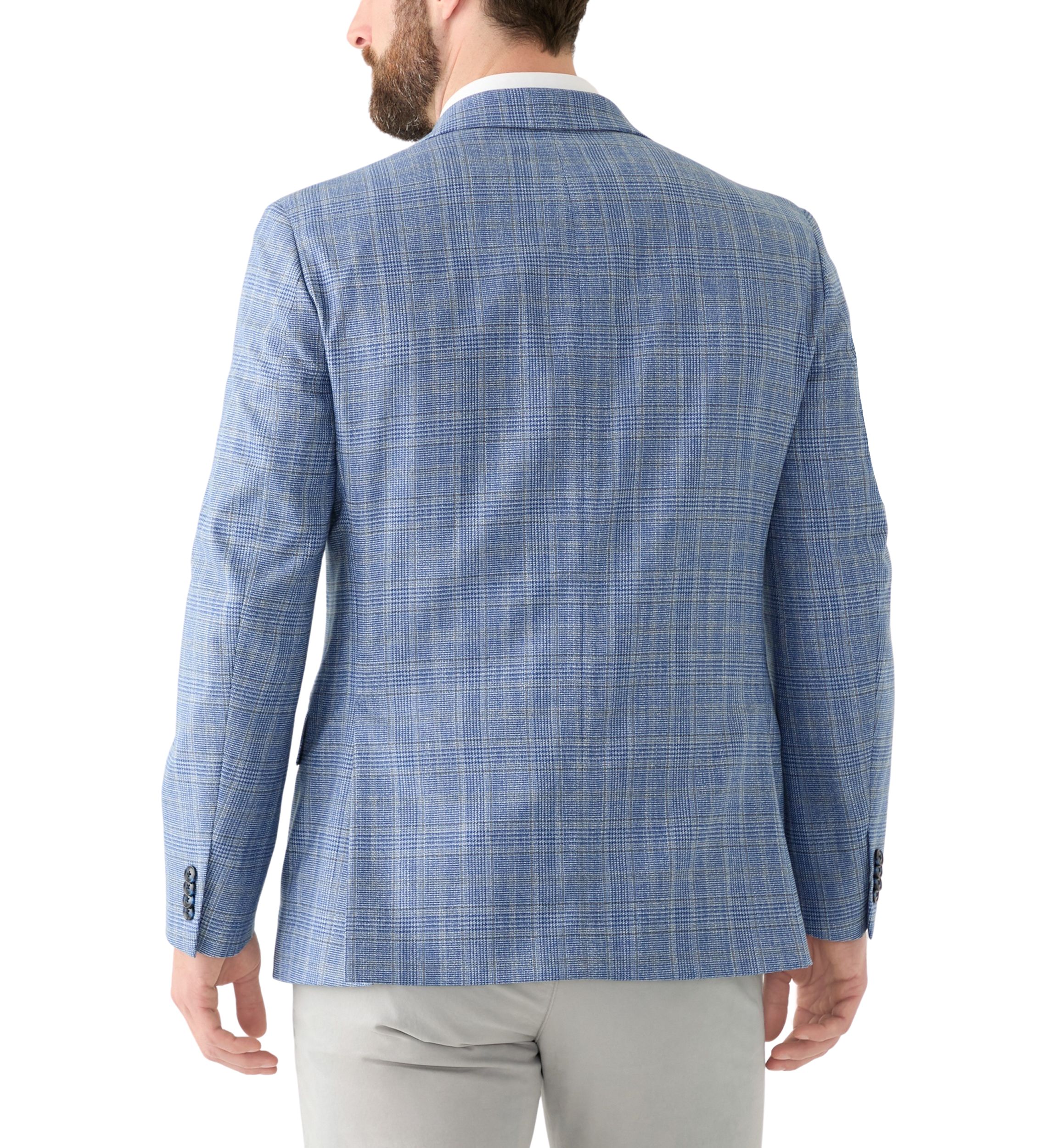Single Breasted Plaid Blazer