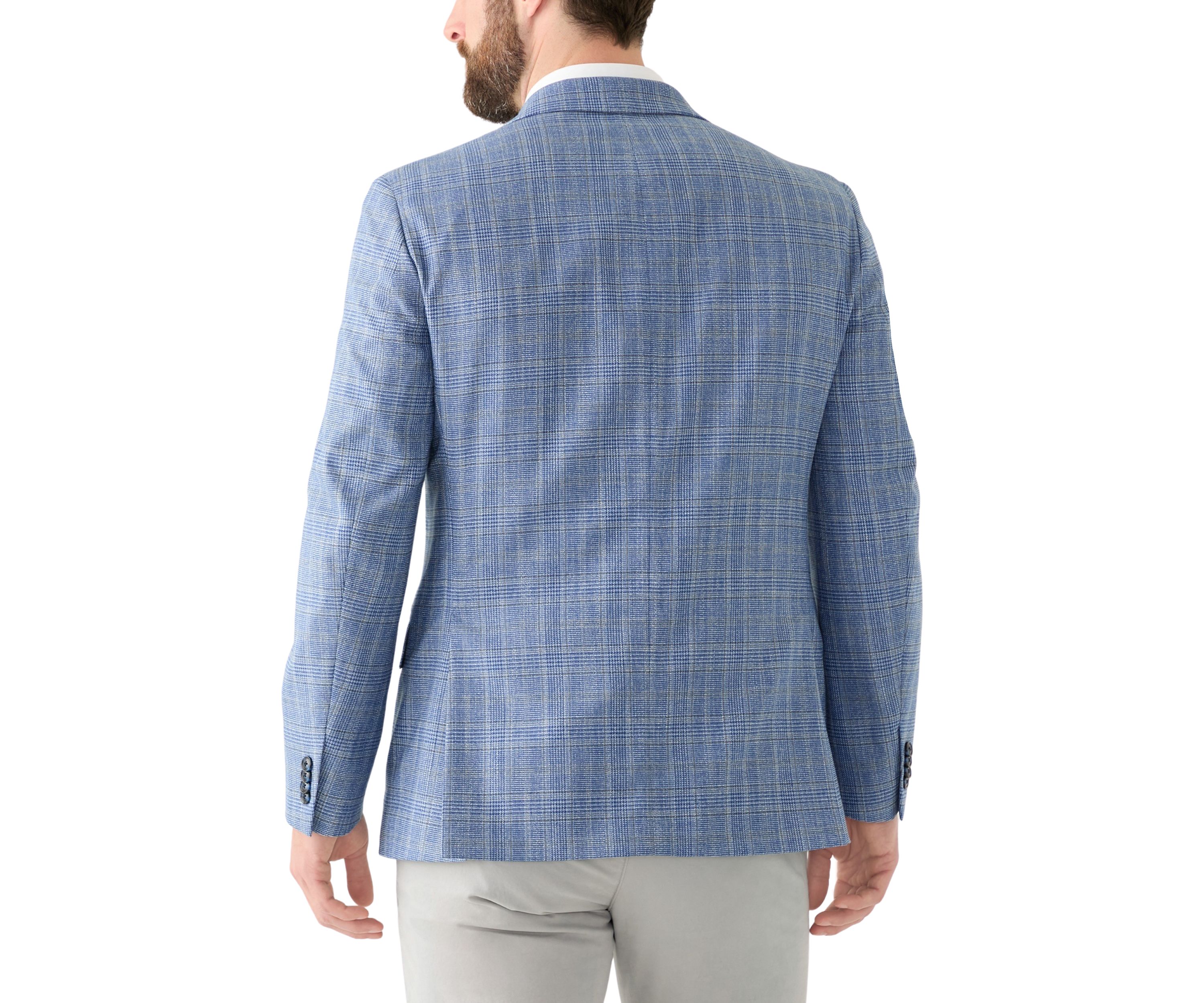 Single Breasted Plaid Blazer