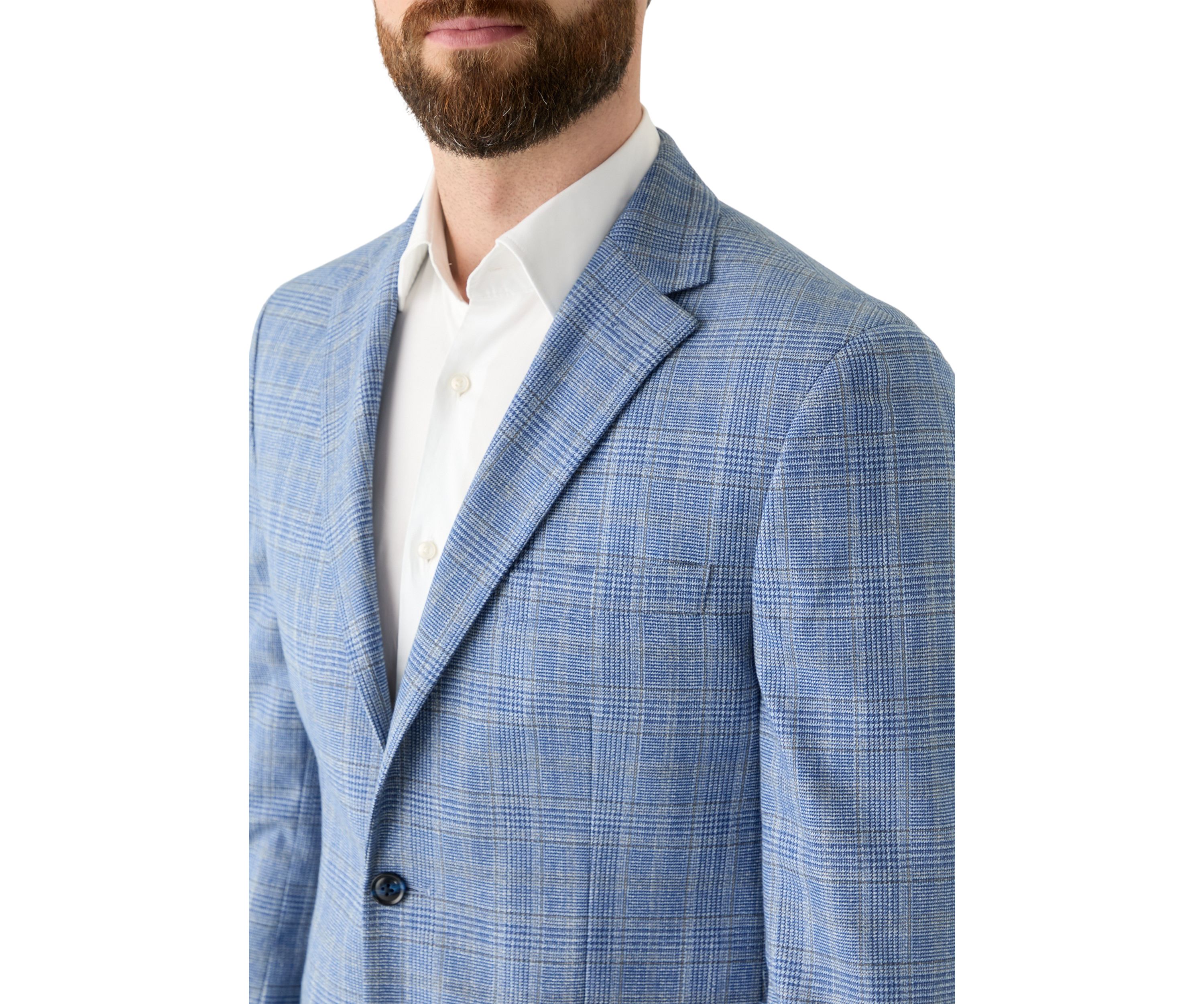 Single Breasted Plaid Blazer