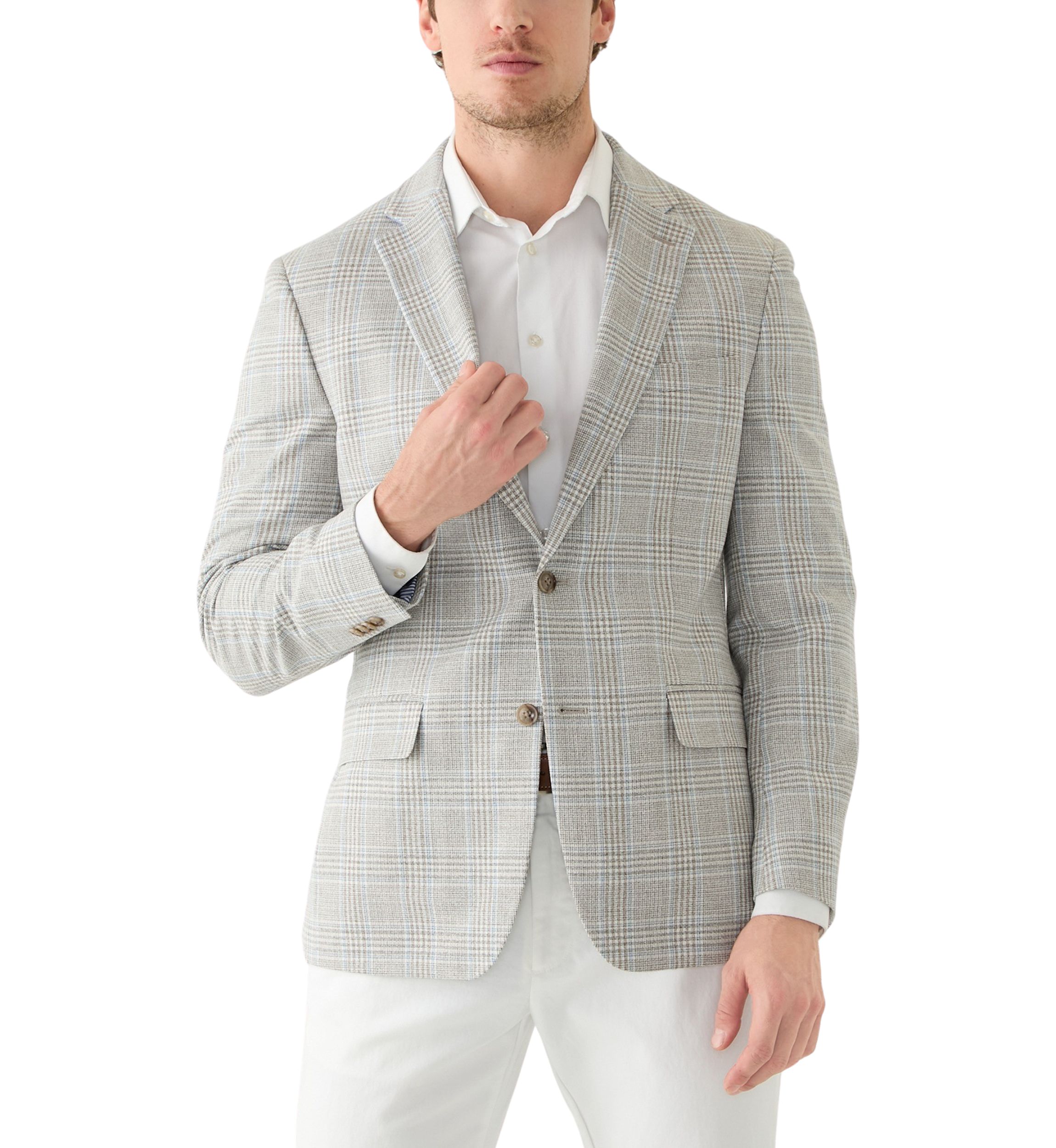 Tan Plaid Sport Coat
