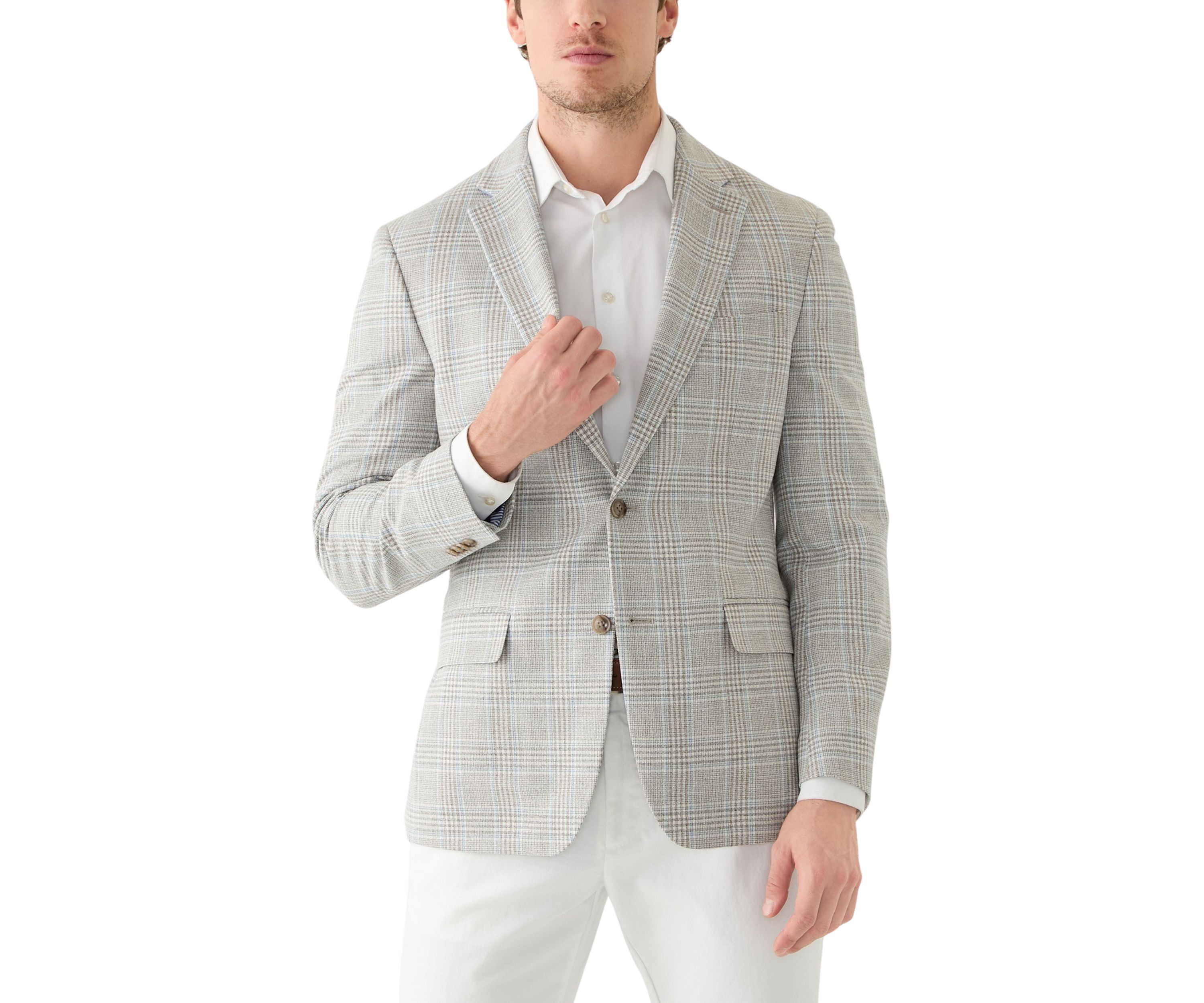 Tan Plaid Sport Coat