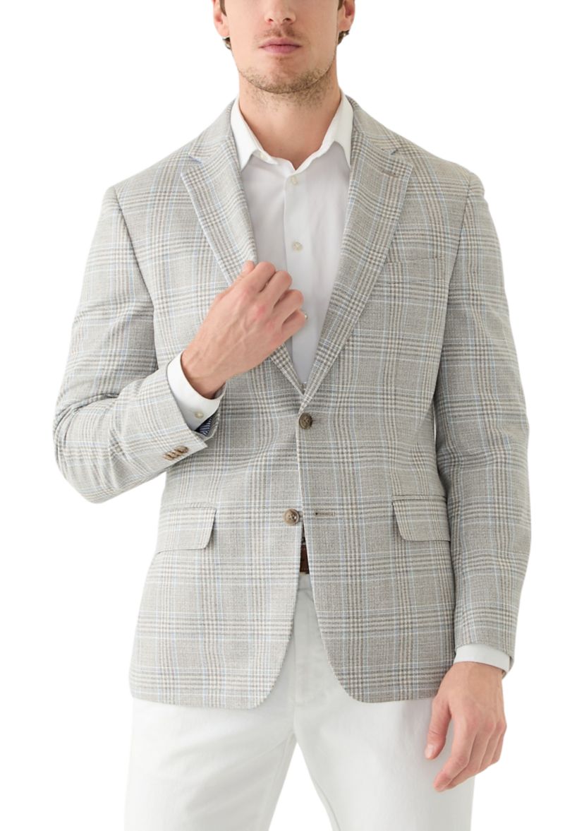 Tan Plaid Sport Coat