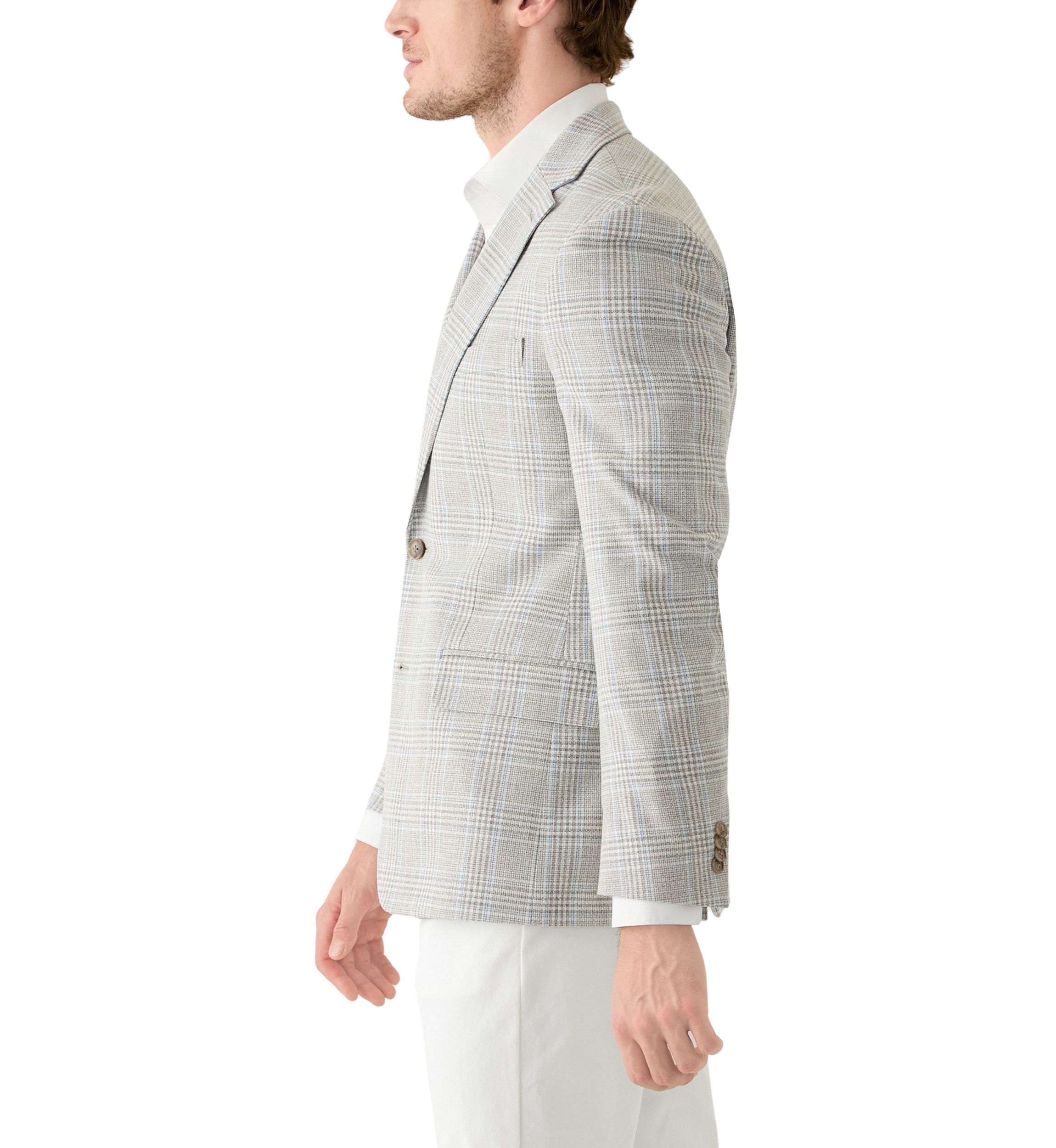 Tan Plaid Sport Coat