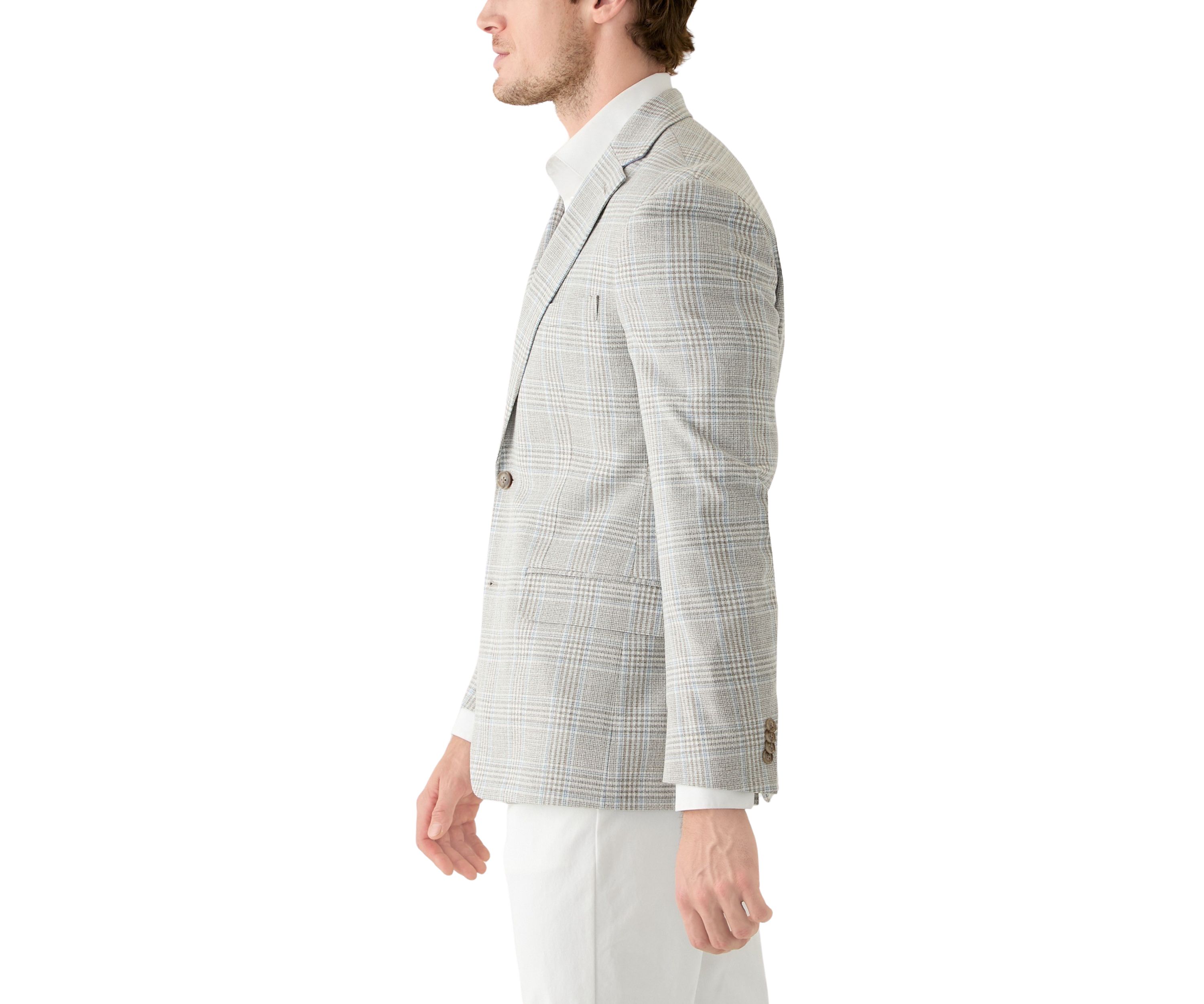 Tan Plaid Sport Coat