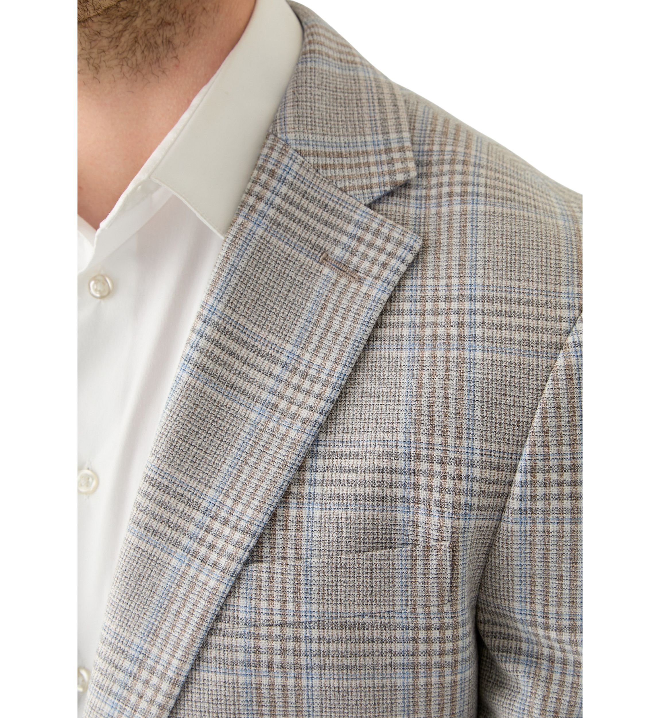 Tan Plaid Sport Coat