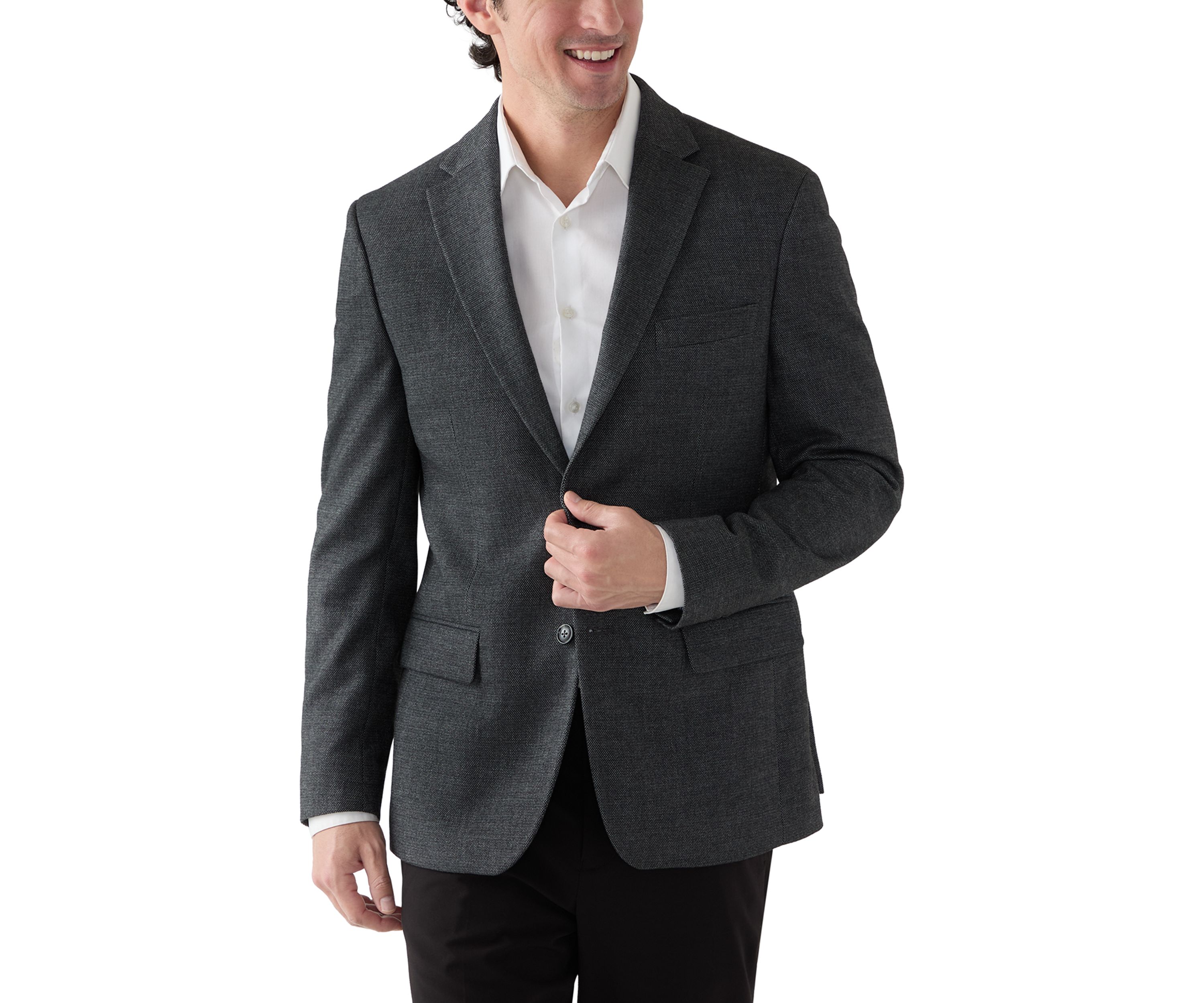 Mens Single Breasted Notch Lapel Sports Coat