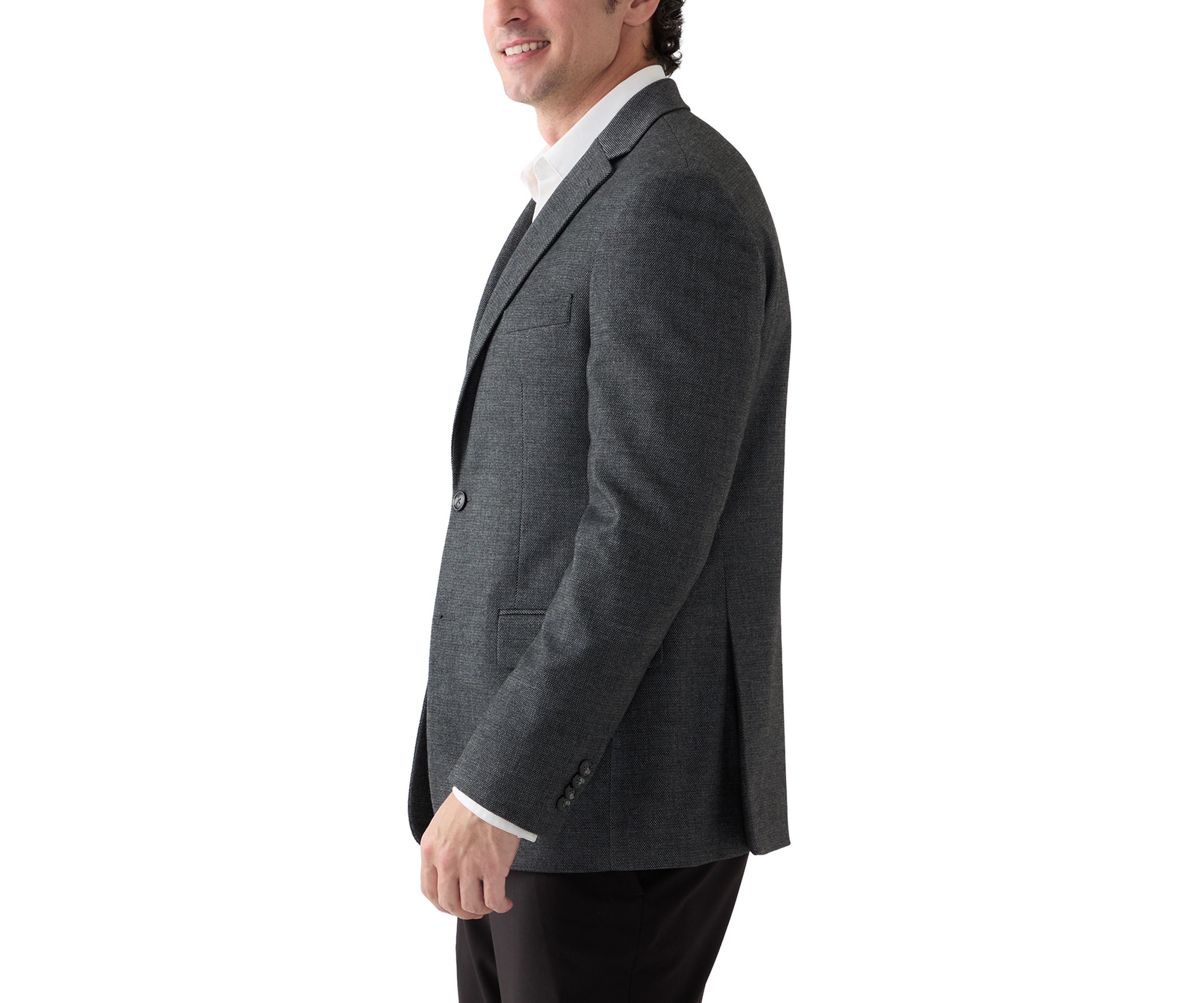 Mens Single Breasted Notch Lapel Sports Coat