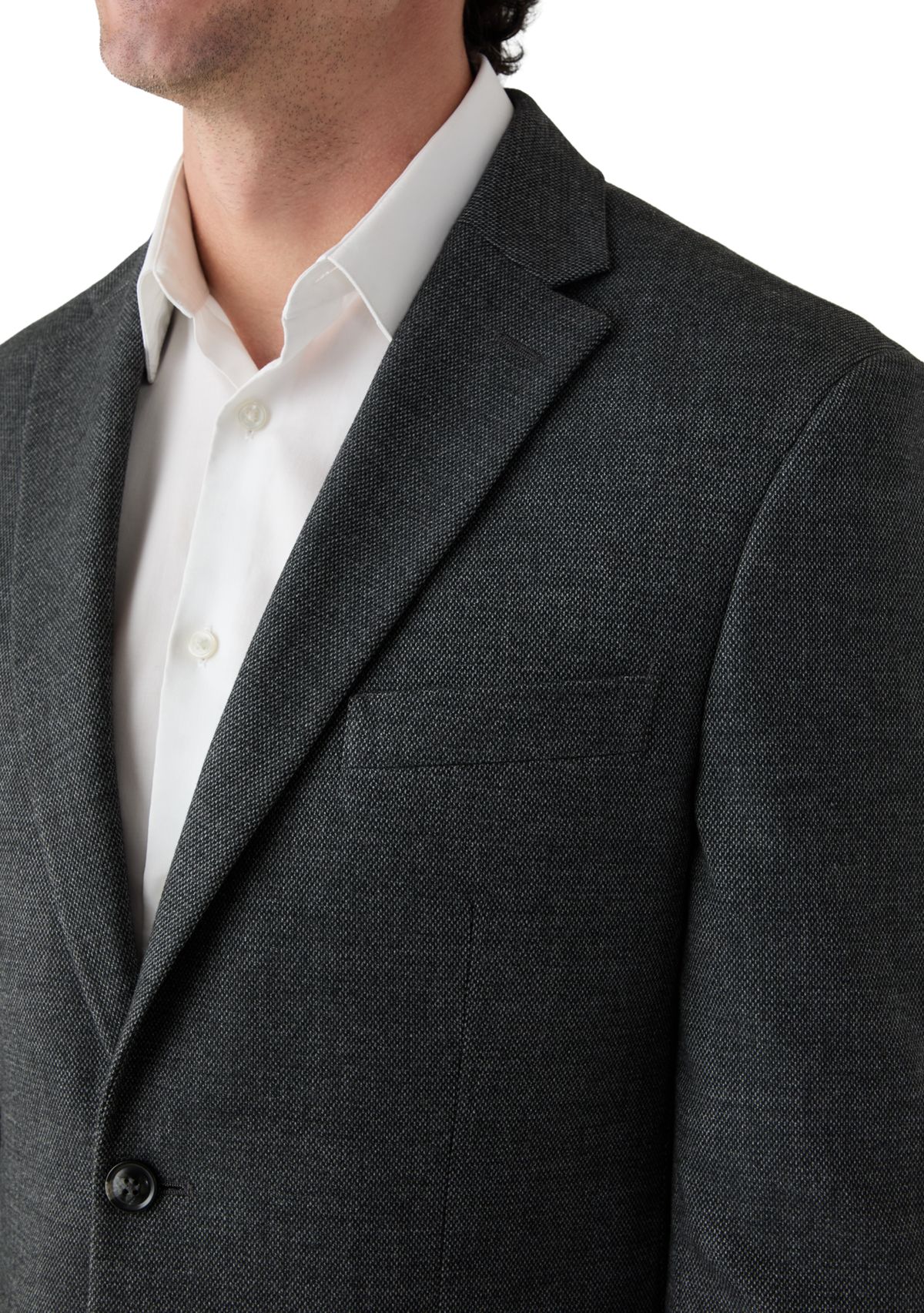 Mens Single Breasted Notch Lapel Sports Coat