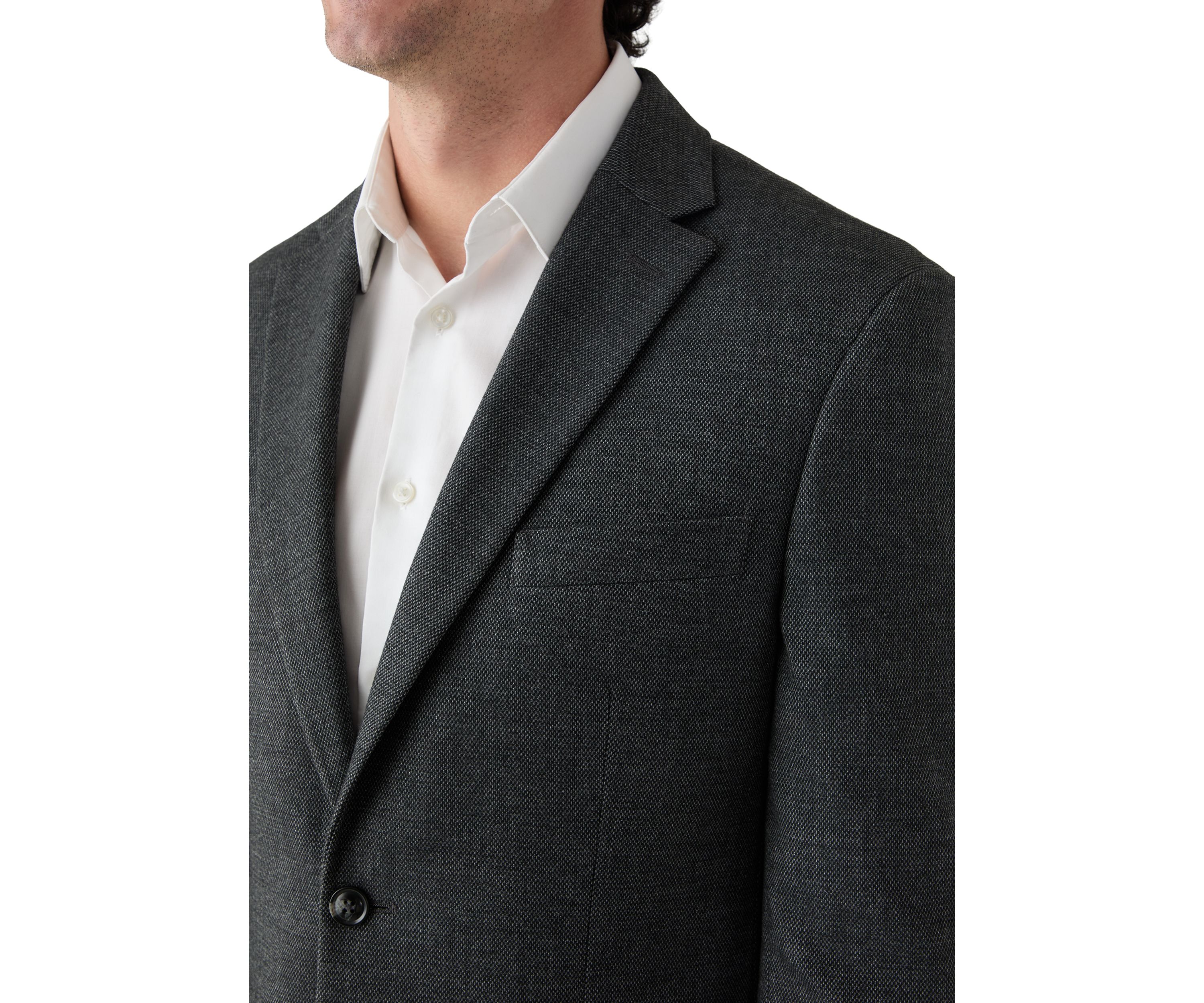 Mens Single Breasted Notch Lapel Sports Coat