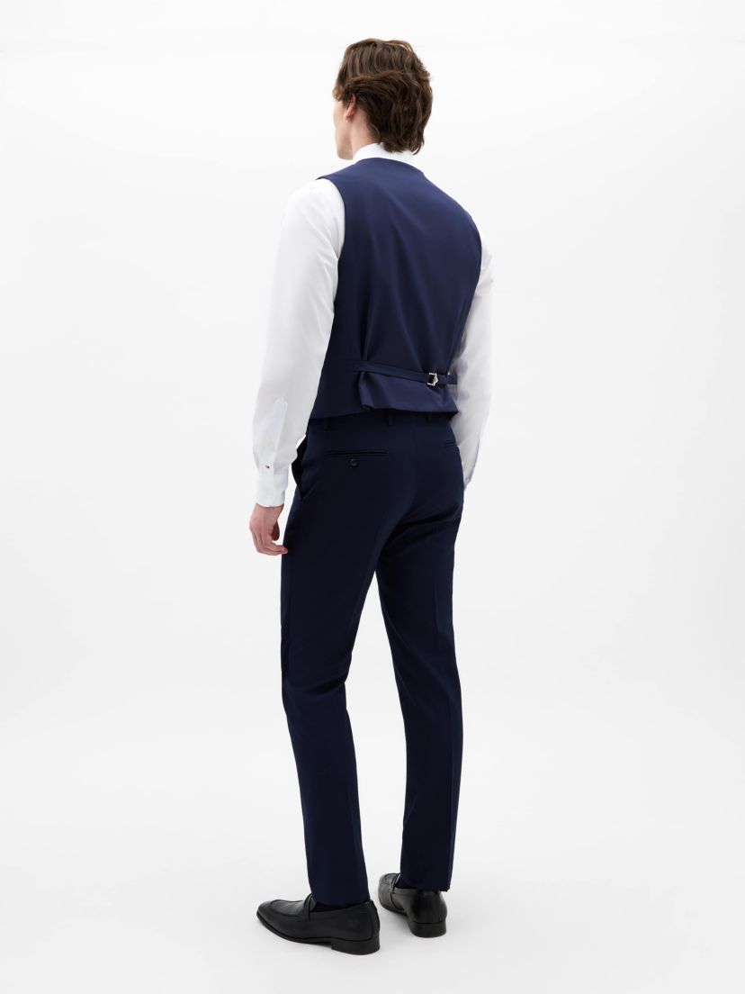 Navy Twill Regular Vests