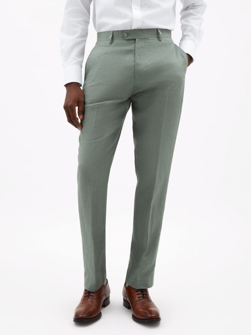 Sage Plain Classic Pants