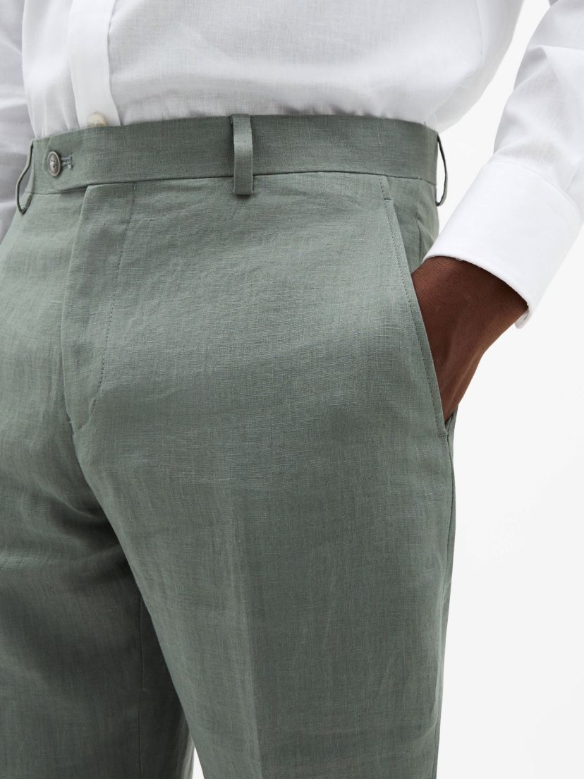 Sage Plain Classic Pants