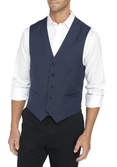 Sharkskin Suit Separate Vest 