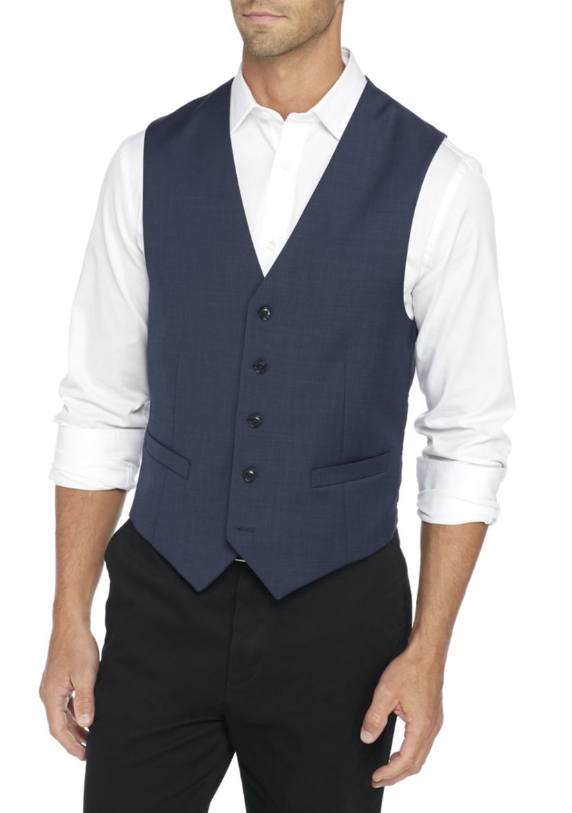 Sharkskin Suit Separate Vest 