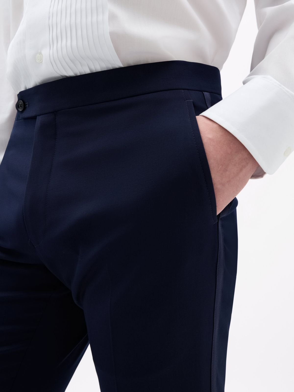 Navy Twill Classic Pants