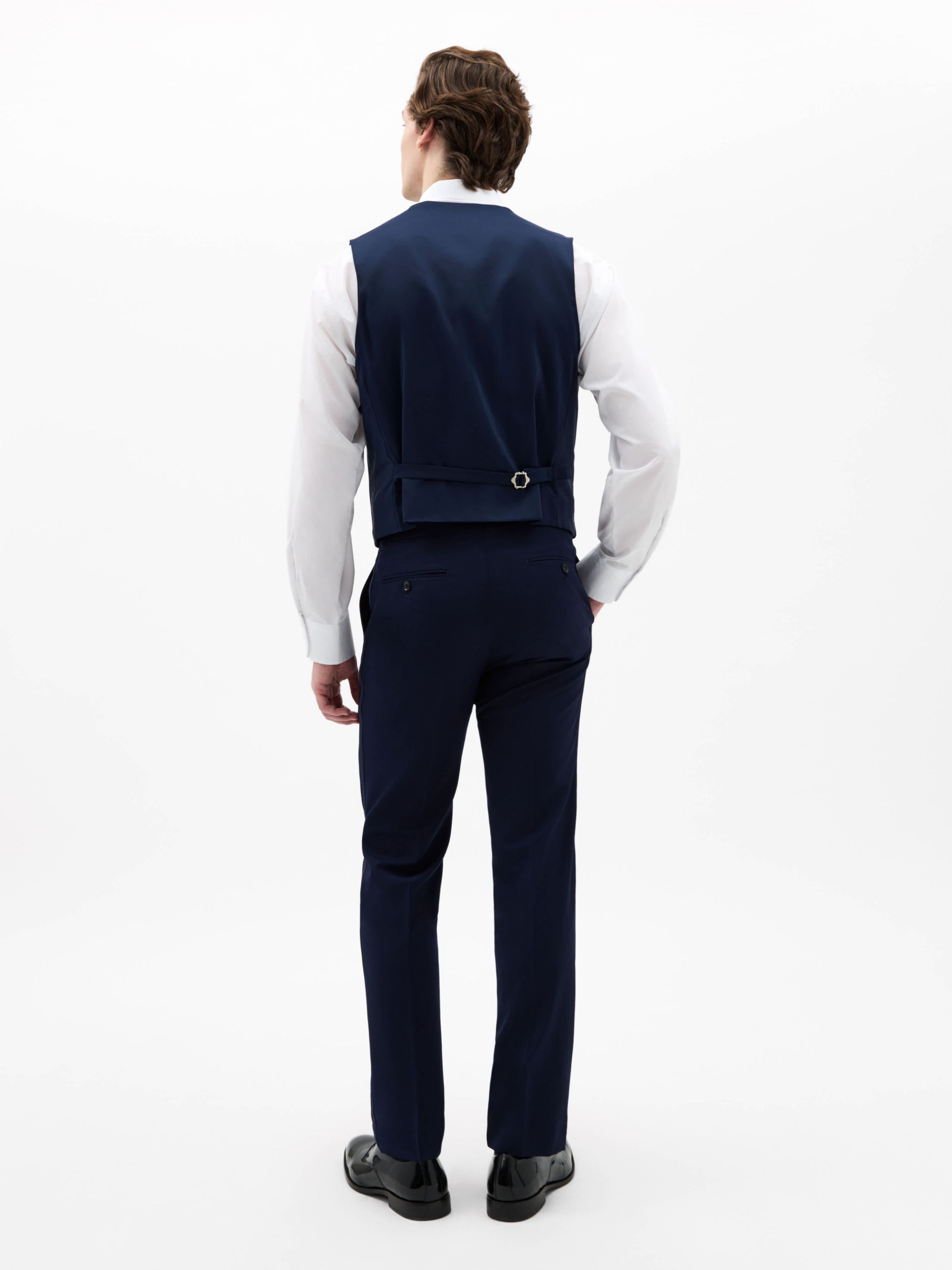 Navy Twill Regular Vests