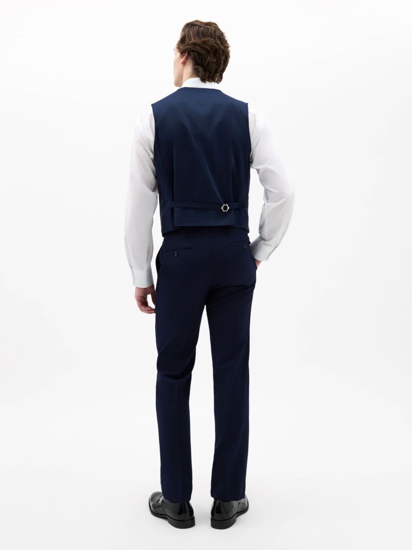 Navy Twill Regular Vests
