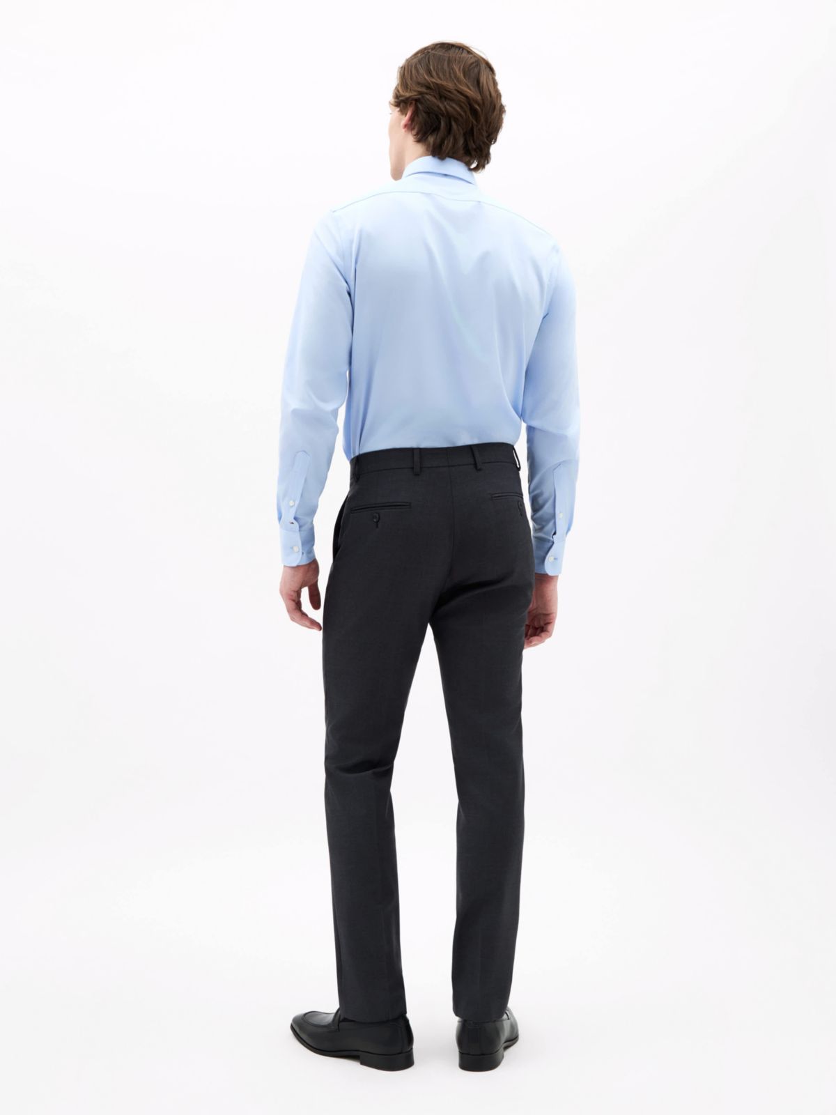Charcoal Twill Classic Pants