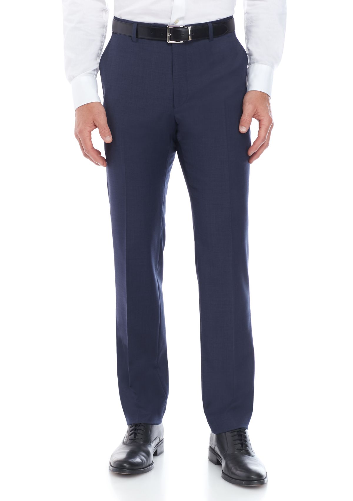 Sharkskin Stretch Classic Fit Suit Separate Pants