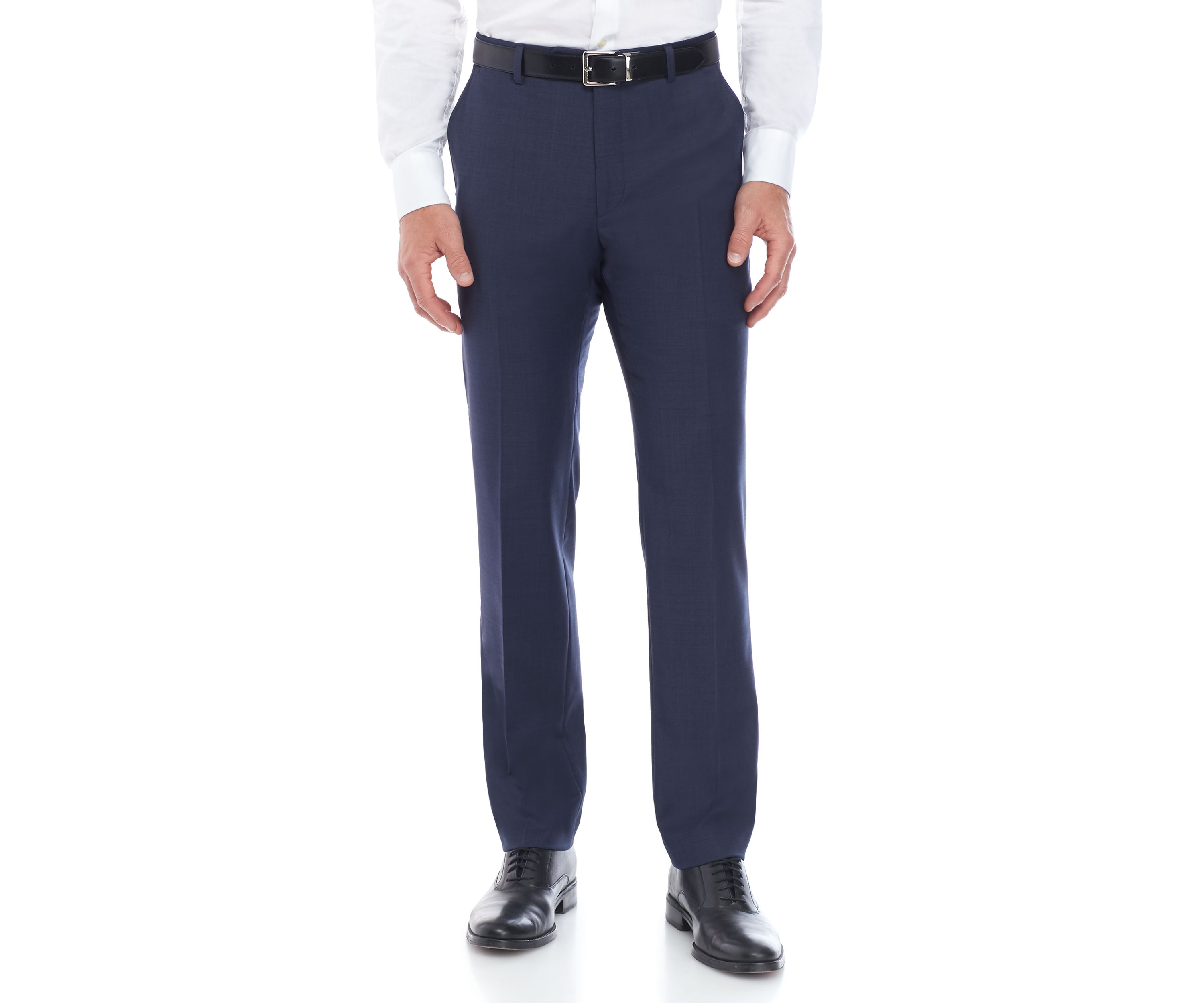 Sharkskin Stretch Classic Fit Suit Separate Pants