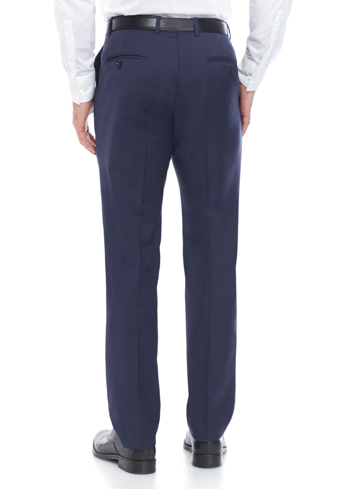 Sharkskin Stretch Classic Fit Suit Separate Pants