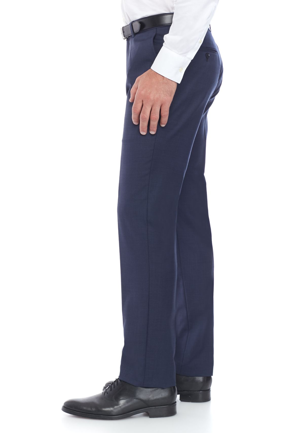 Sharkskin Stretch Classic Fit Suit Separate Pants
