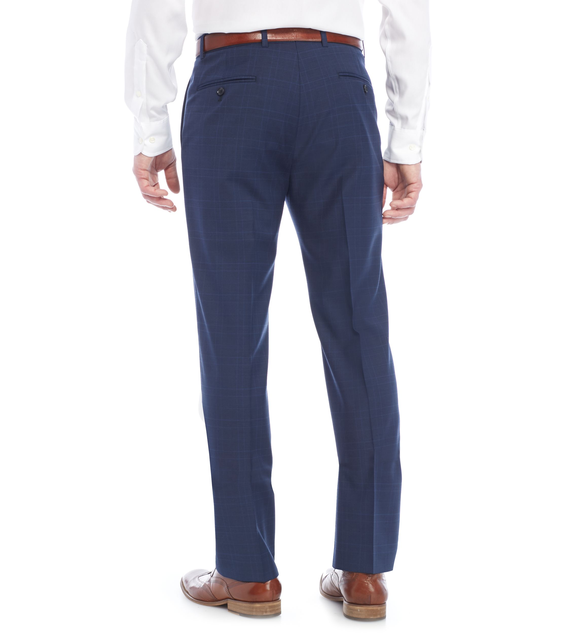 Plaid Stretch Suit Separate Pants
