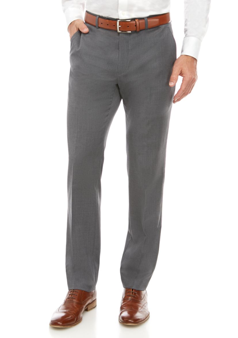 Solid Stretch Classic Fit Suit Separate Pants