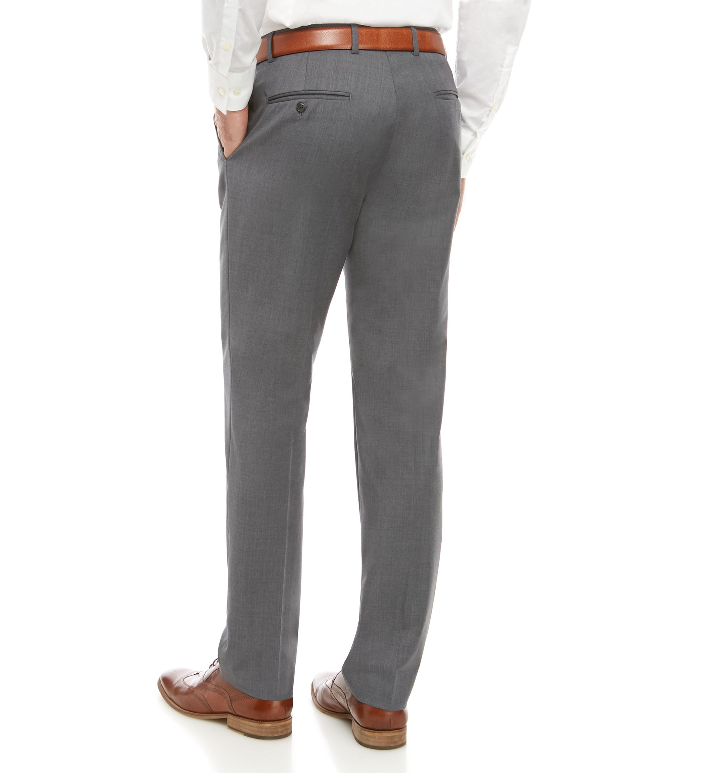 Solid Stretch Classic Fit Suit Separate Pants