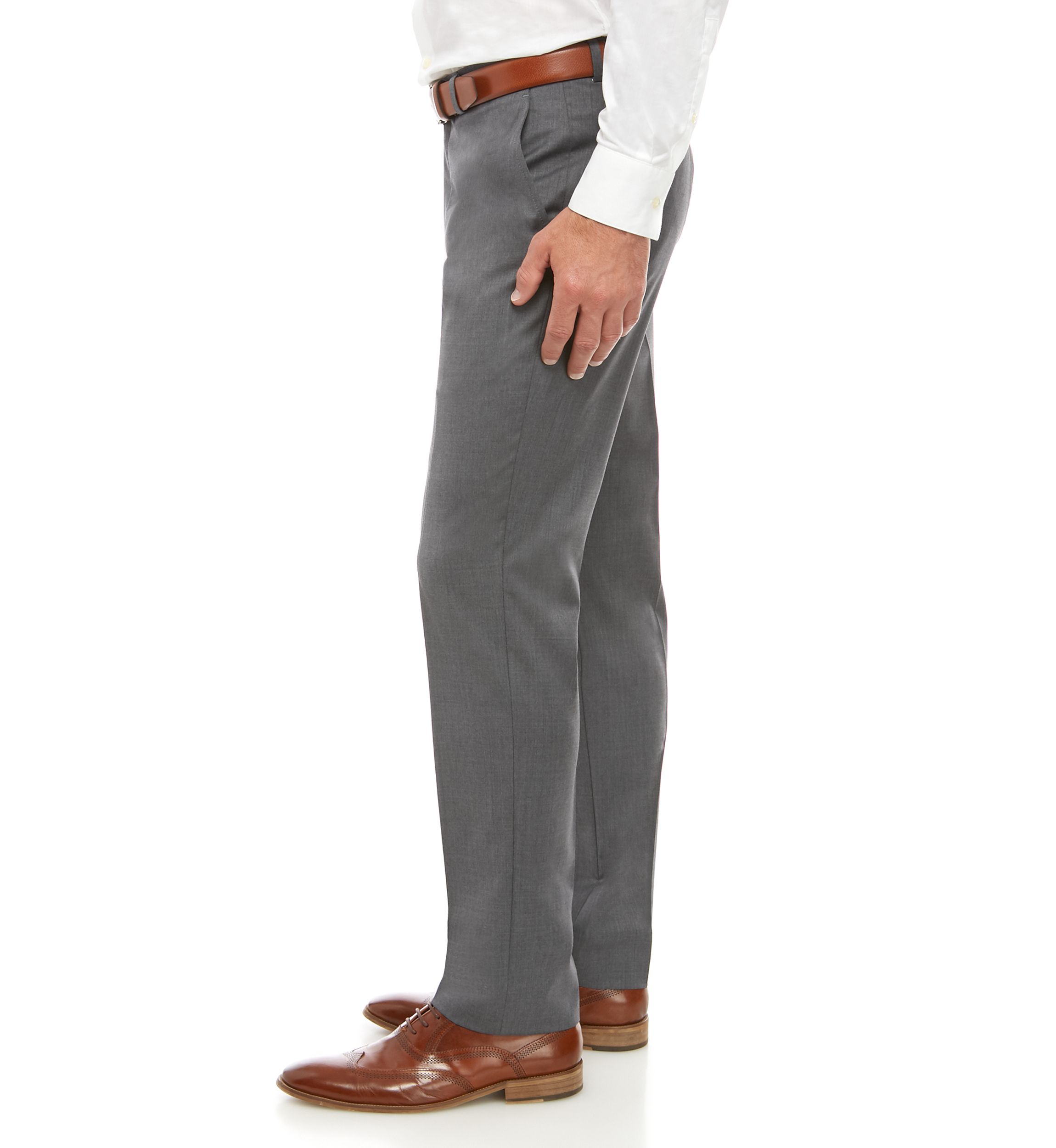 Solid Stretch Classic Fit Suit Separate Pants