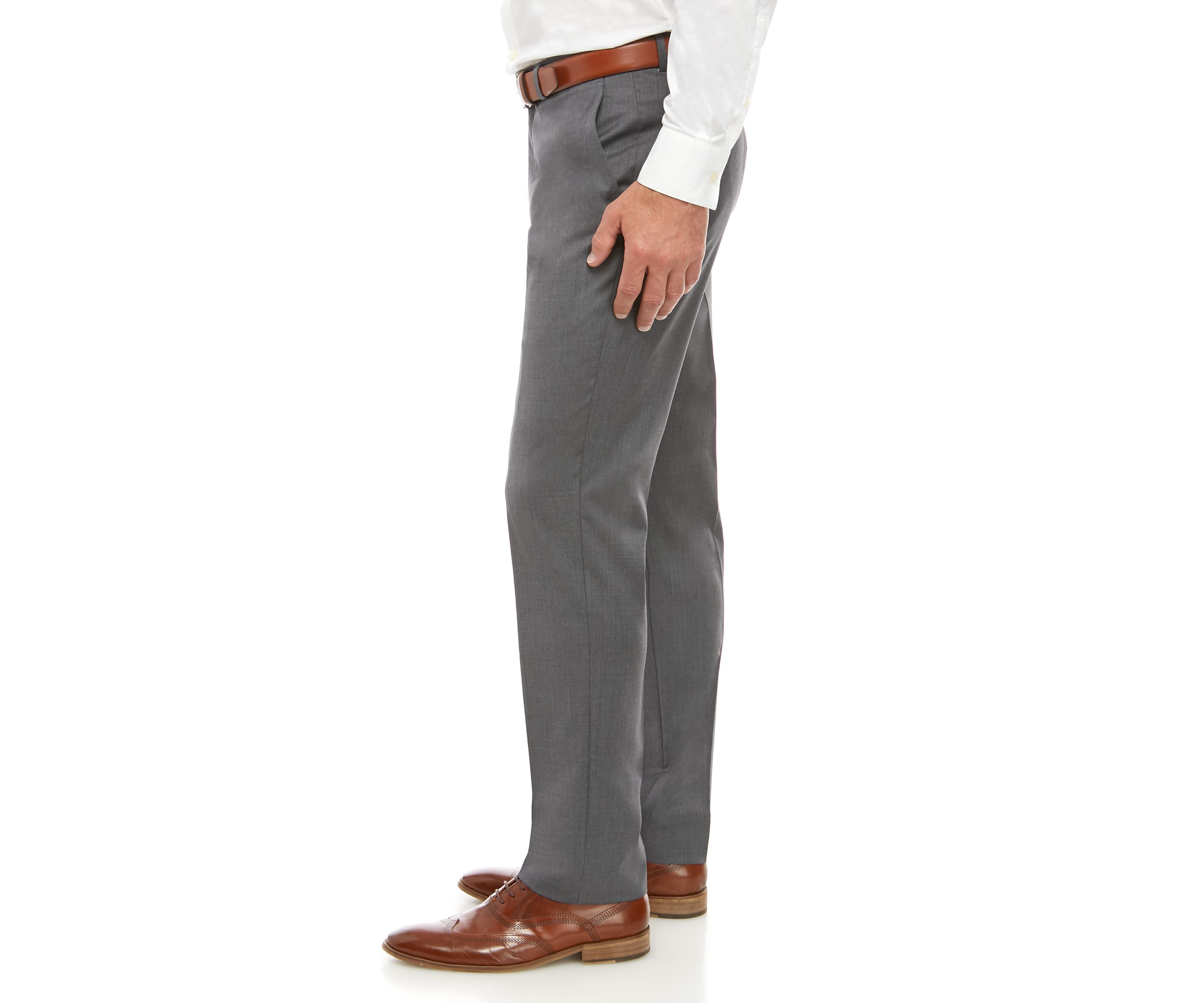 Solid Stretch Classic Fit Suit Separate Pants