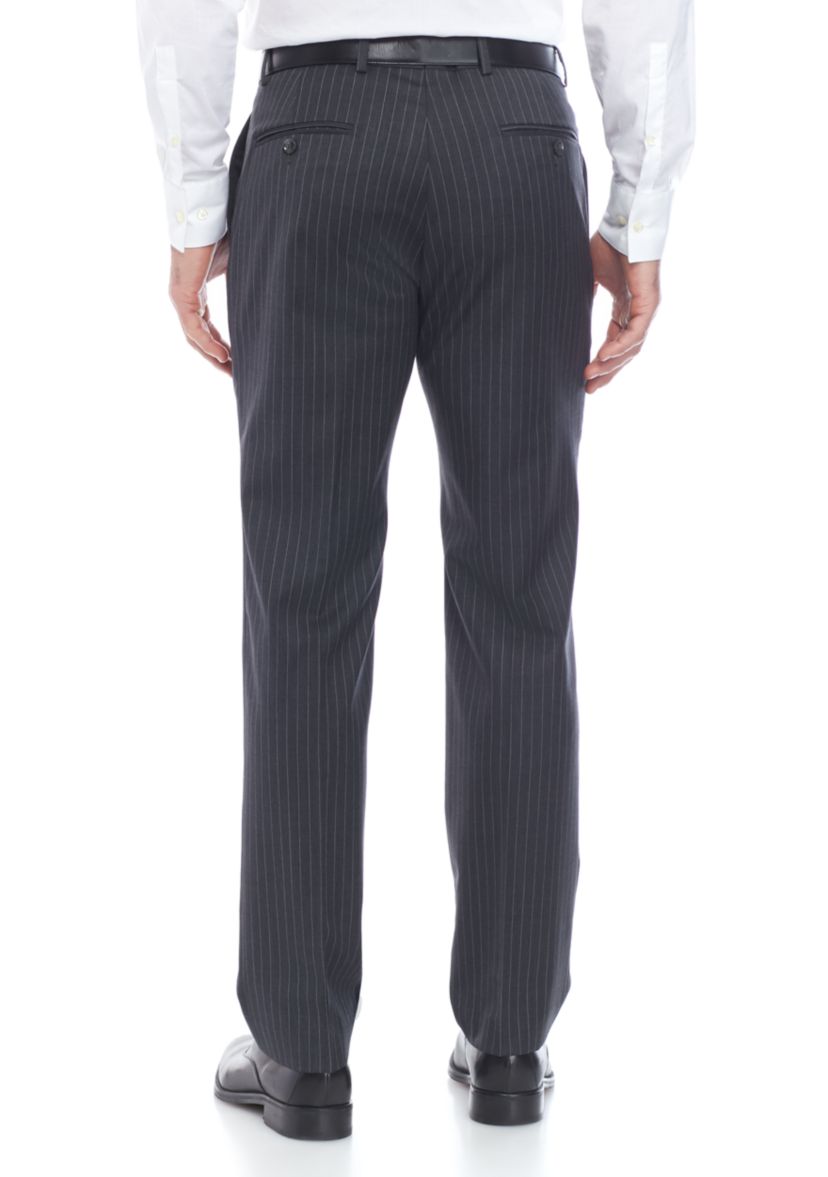 Stripe Stretch Classic Fit Suit Separate Pants