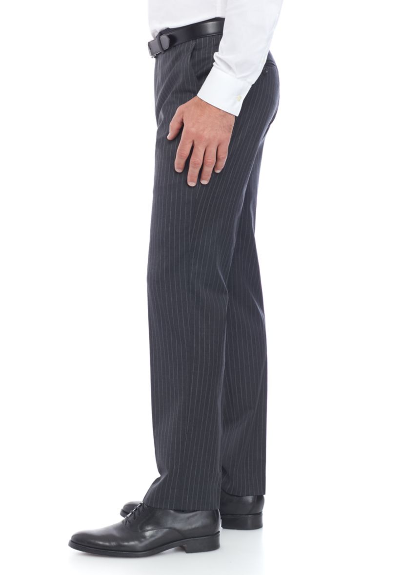 Stripe Stretch Classic Fit Suit Separate Pants