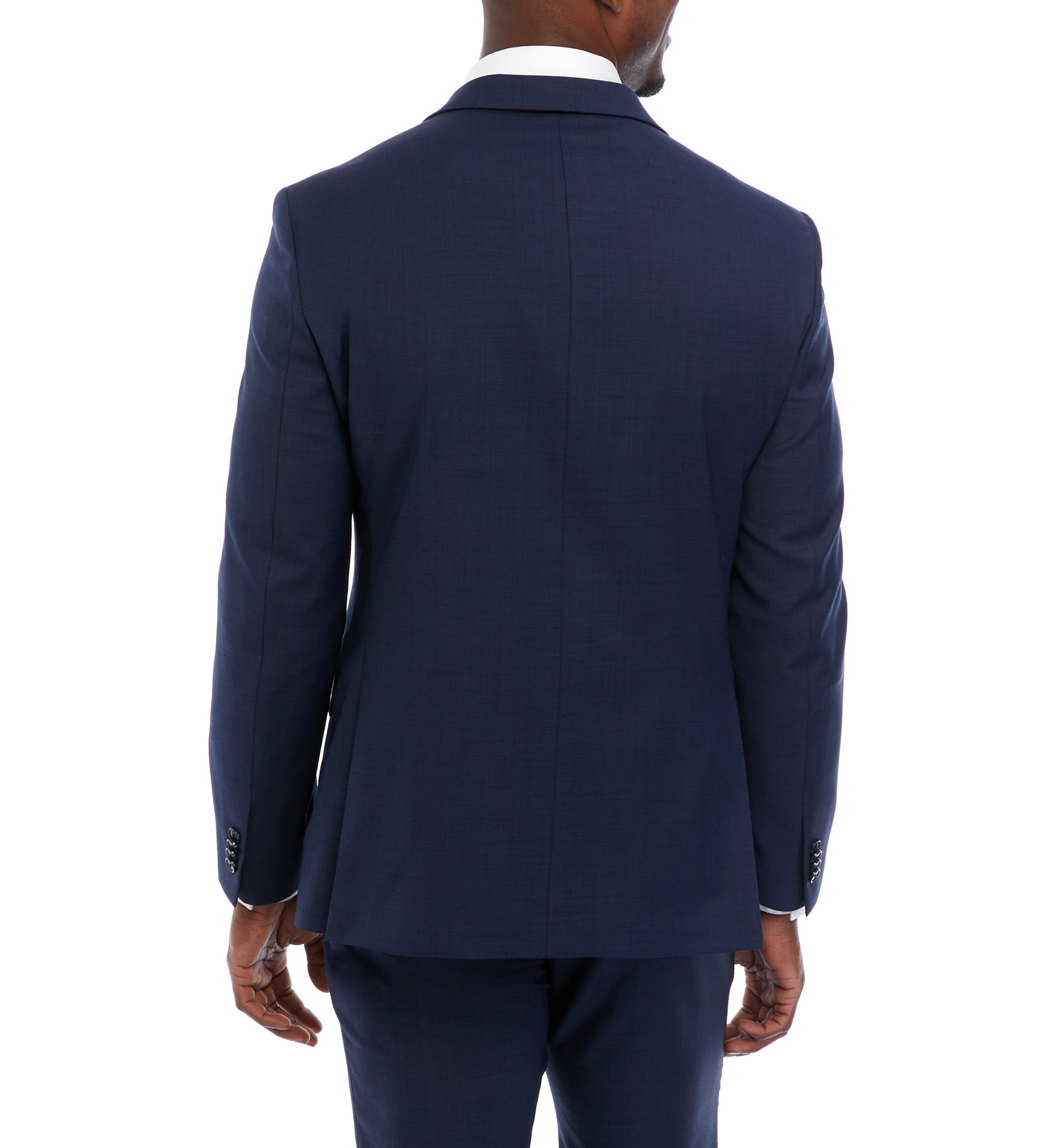 Blue Sharkskin Separate Suit Jacket
