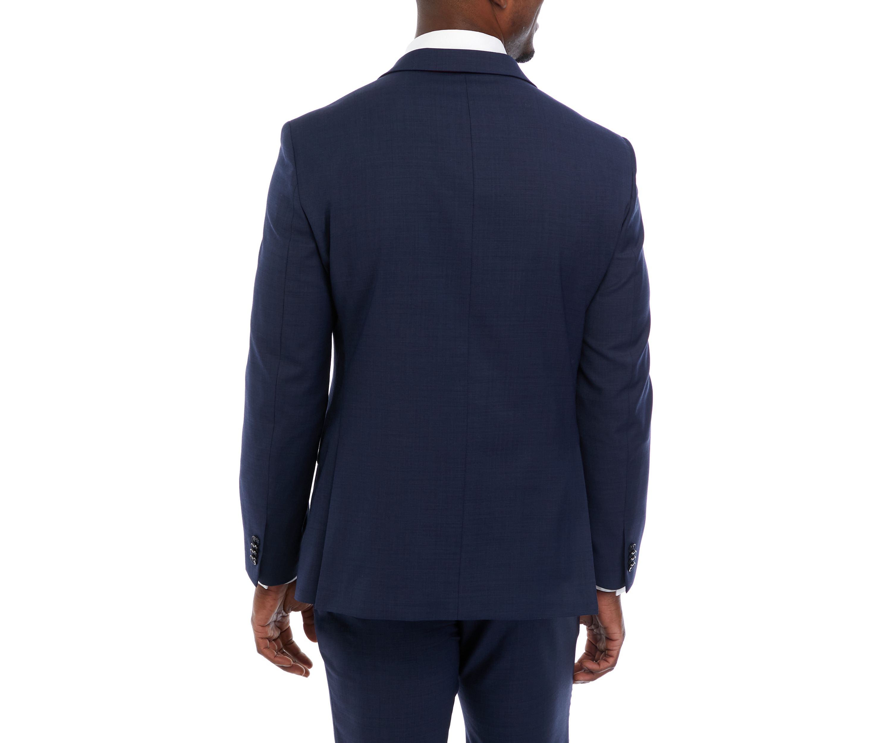 Blue Sharkskin Separate Suit Jacket