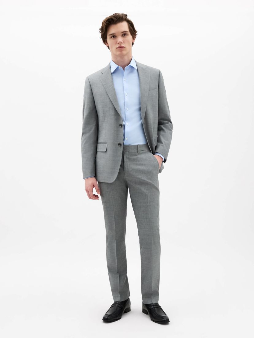 Black/White Sharkskin Classic Sport Coats