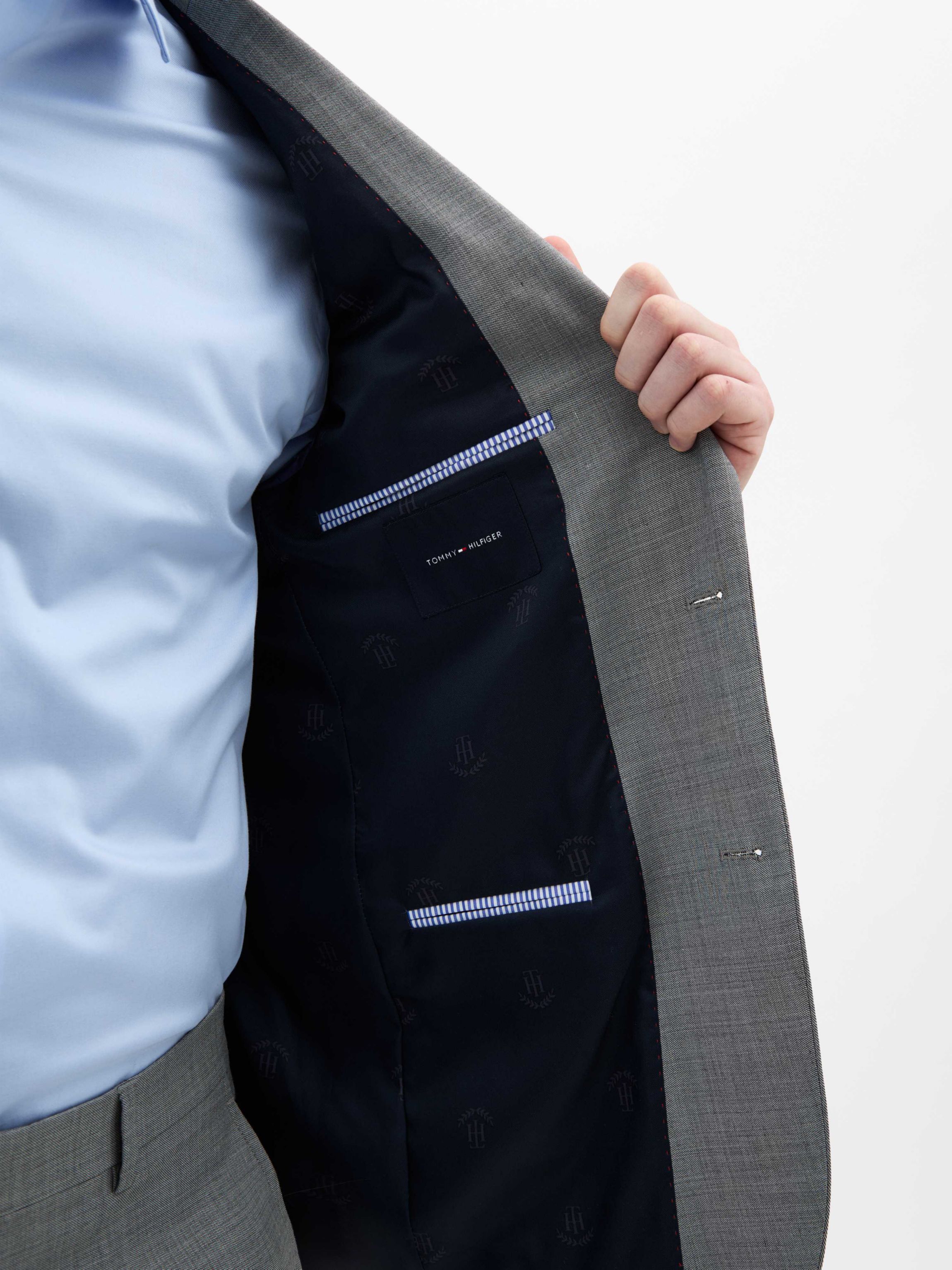 Black/White Sharkskin Classic Sport Coats