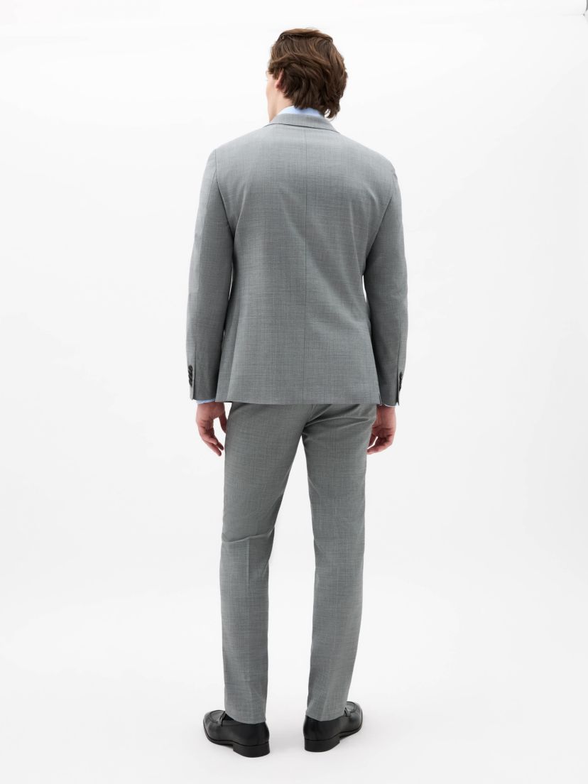 Black/White Sharkskin Classic Sport Coats