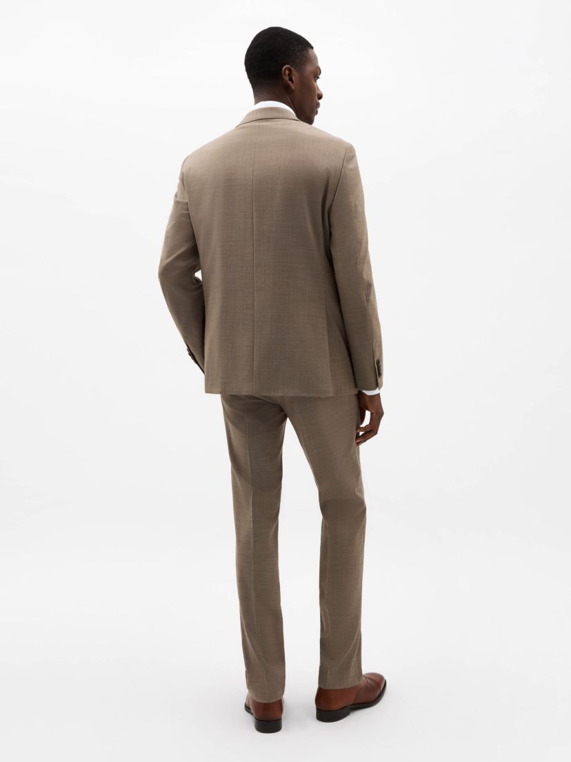 Tan Sharkskin Classic Sport Coats
