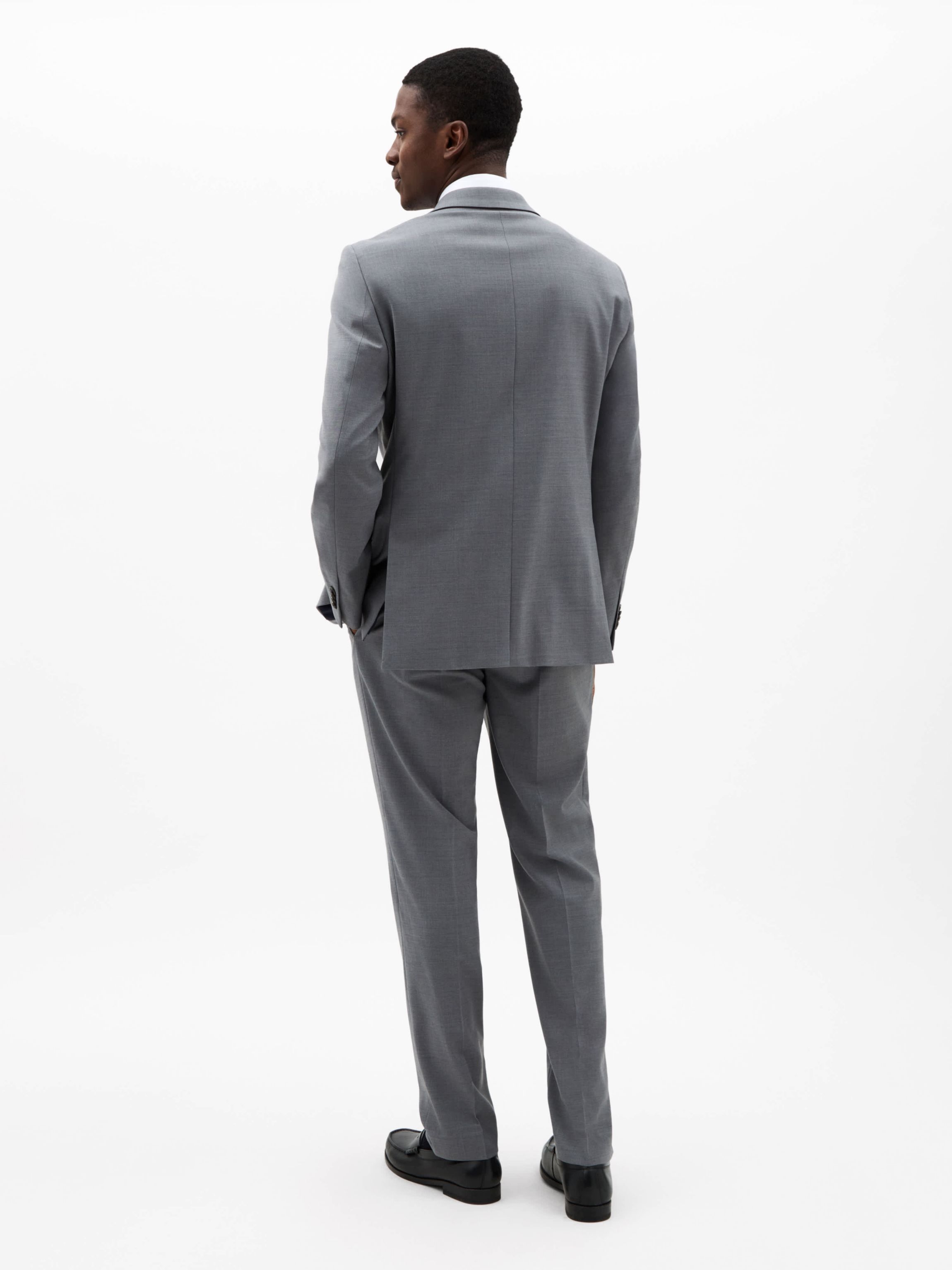 Pearl Grey Solid Classic Sport Coats