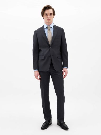 Charcoal Twill Classic Sport Coats