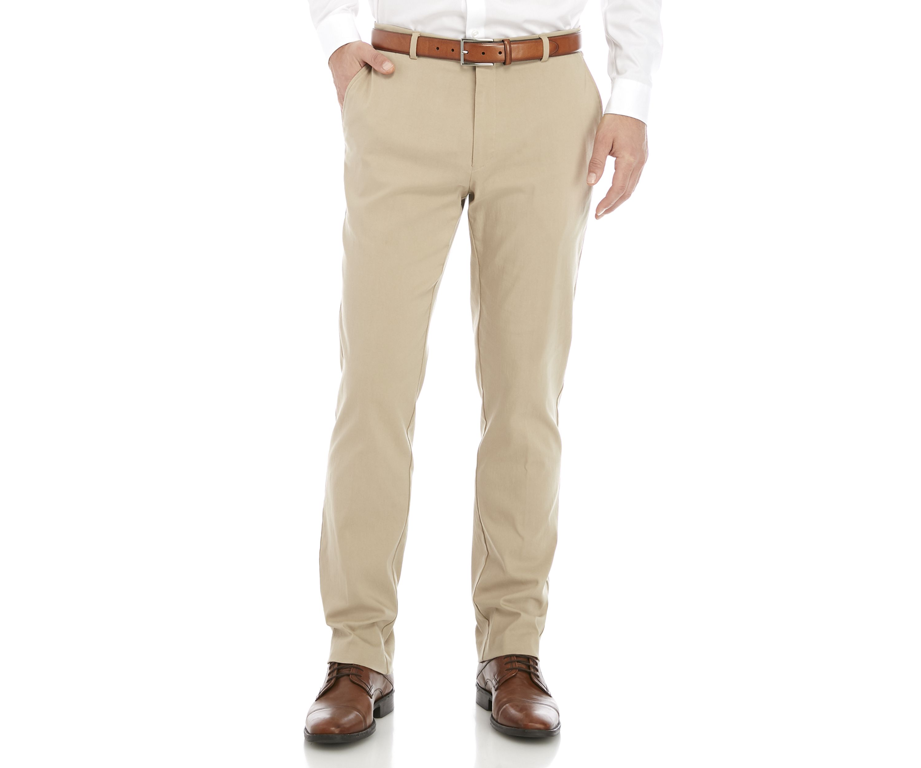 Tan Stretch Dress Pants
