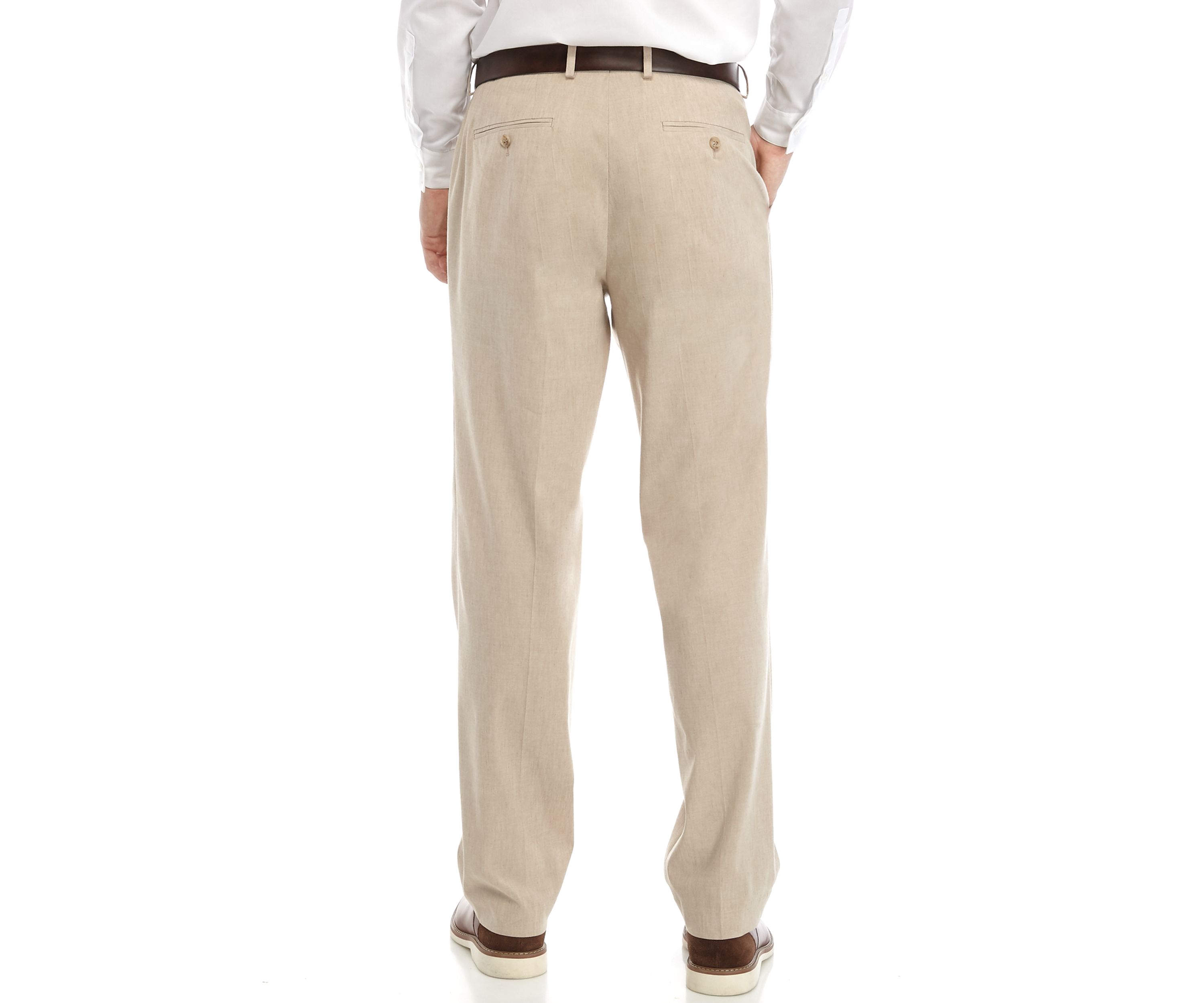 Tan Linen Suit Pants