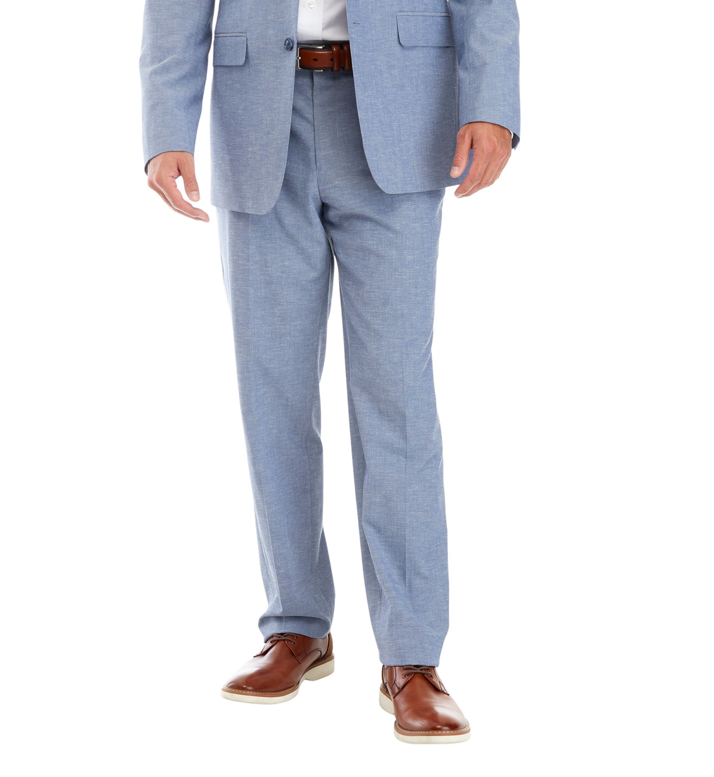 Linen Blend Dress Pants