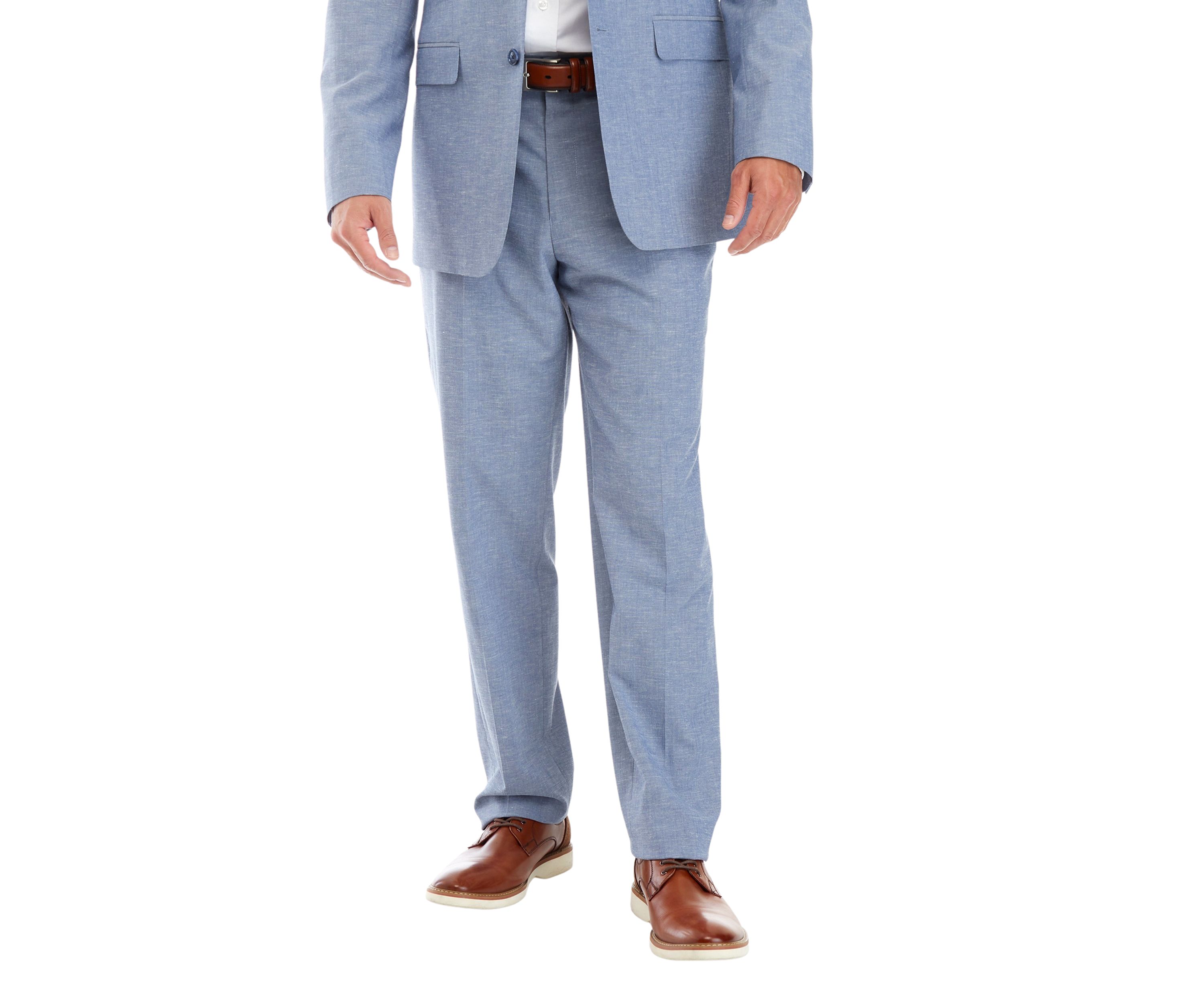 Linen Blend Dress Pants