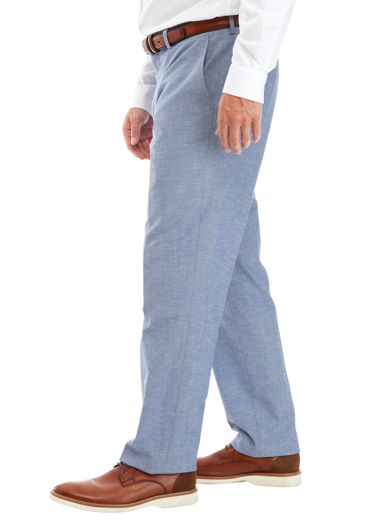 Linen Blend Dress Pants