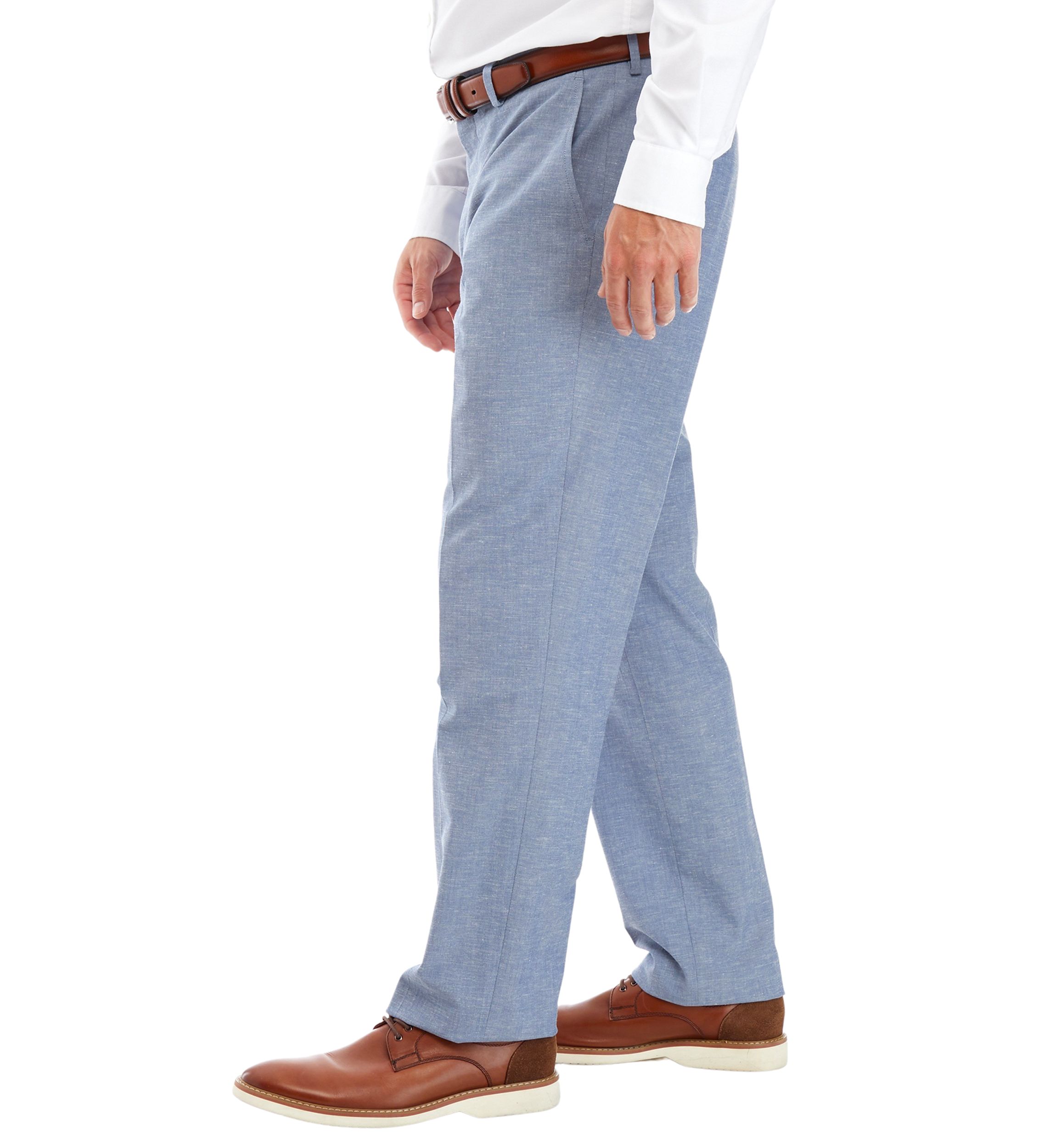 Linen Blend Dress Pants