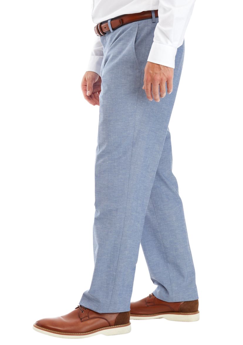 Linen Blend Dress Pants