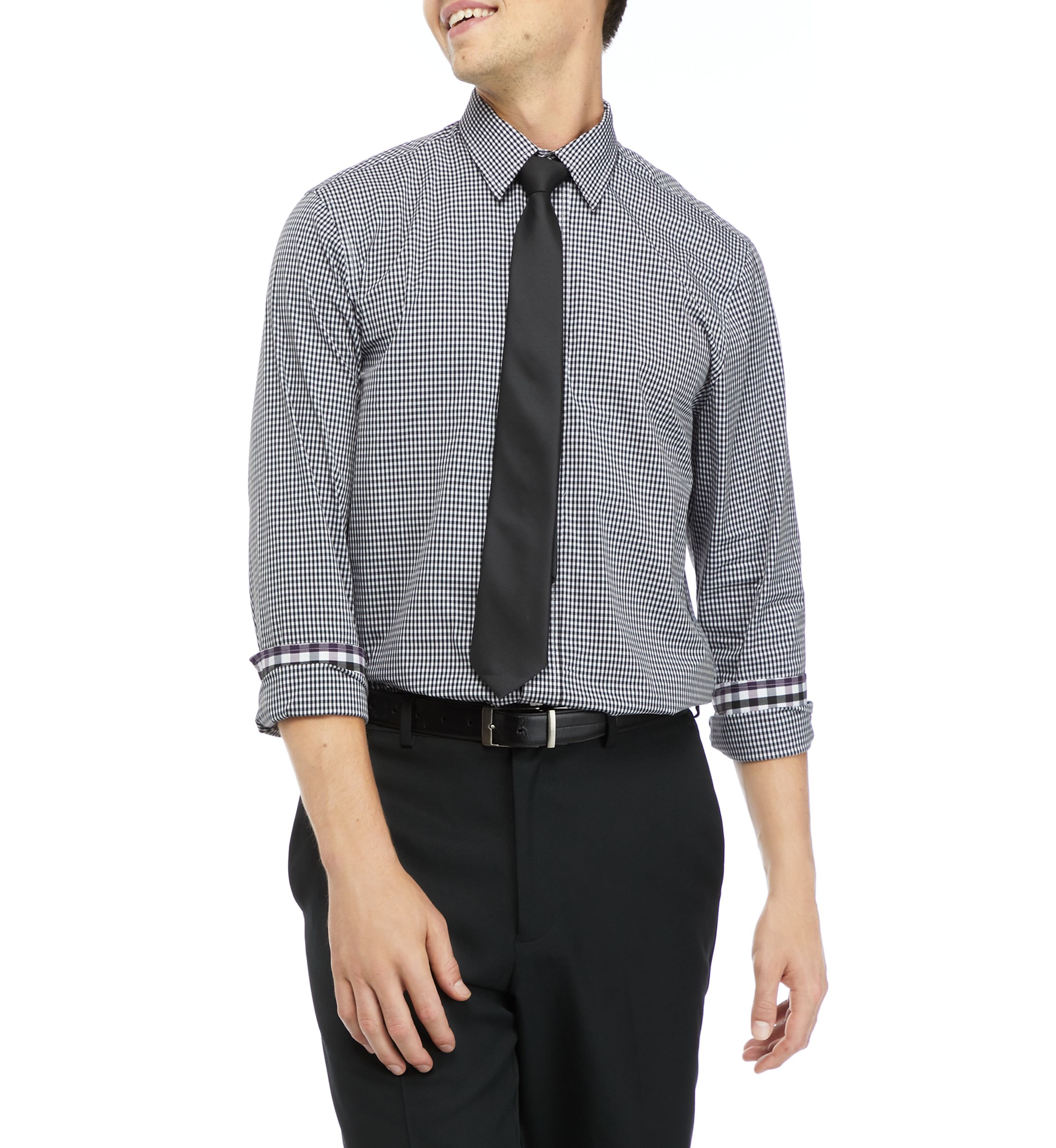 Mens Gingham Shirt